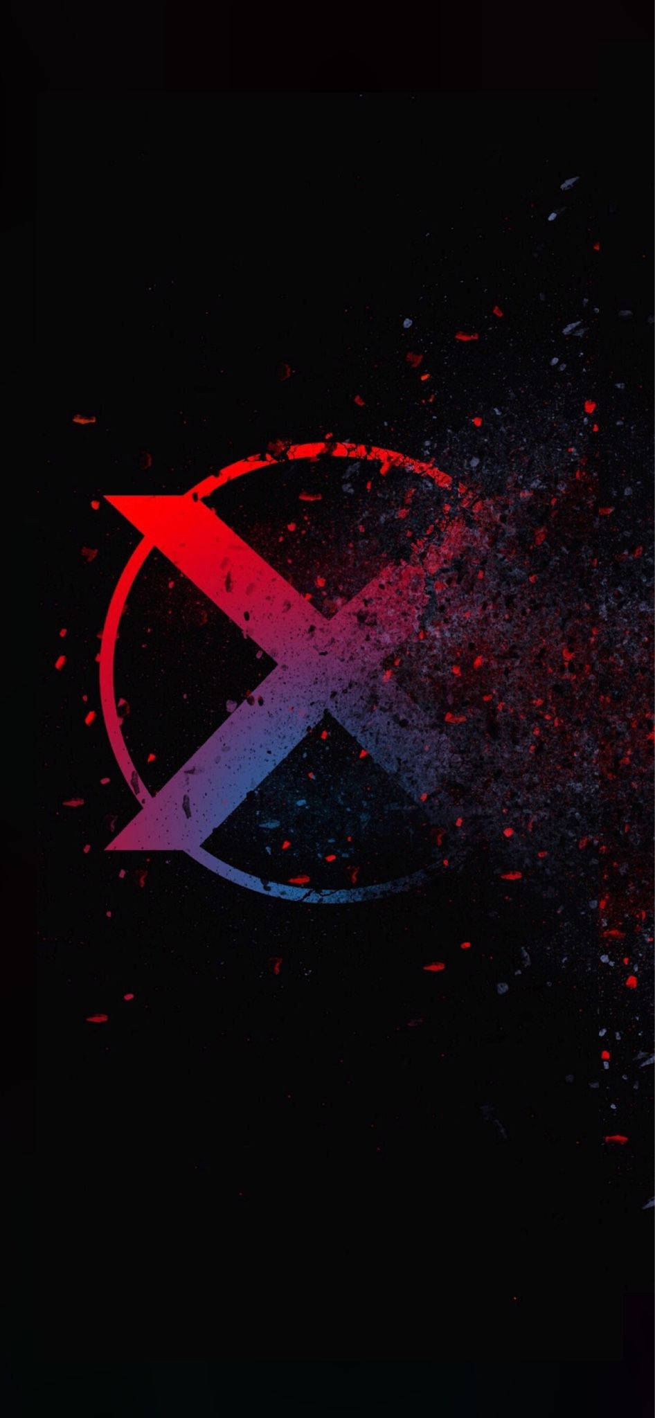 X-Men 로고 WhatsApp 채팅 배경화면
