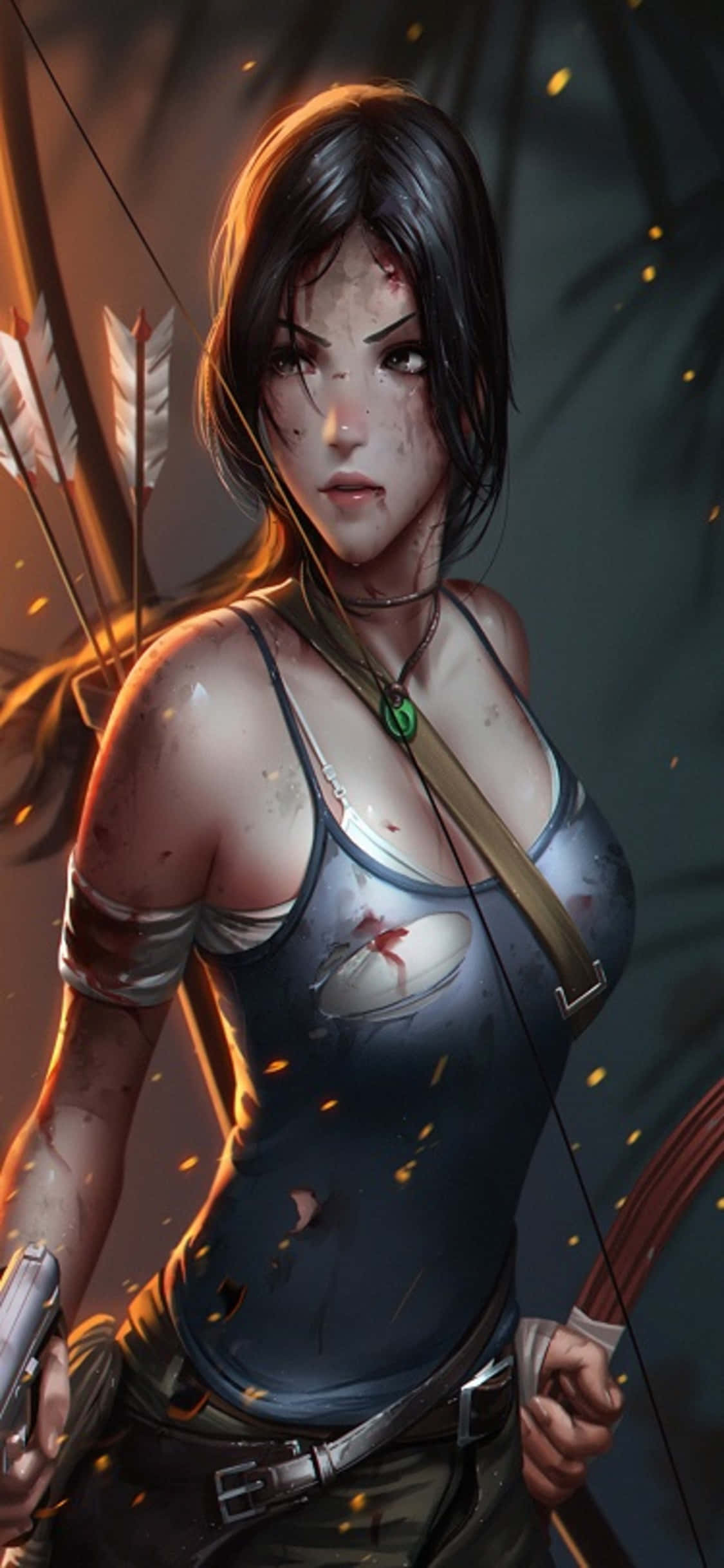 새로운 아이폰 X로 미지의 세계를 용감히 모험하다 배경화면