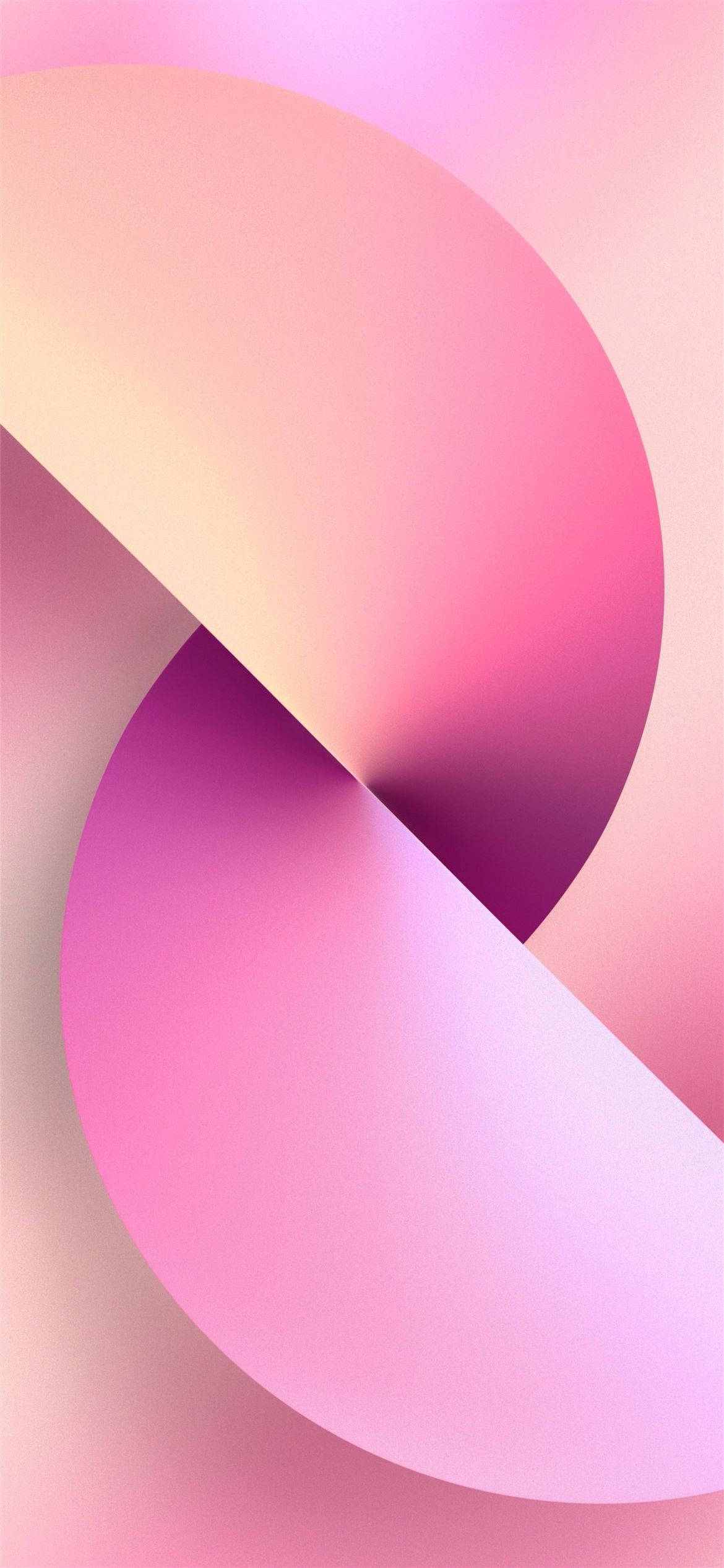 핑크 아이폰 XR 반원 배경화면