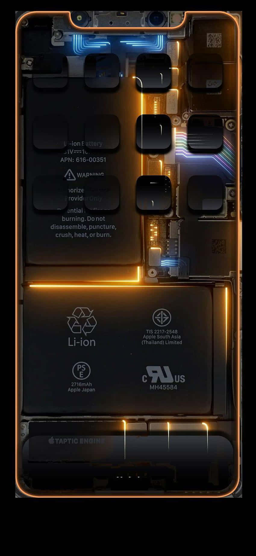 아이폰 Xs Max 애플 배경 외부 부품 배경화면