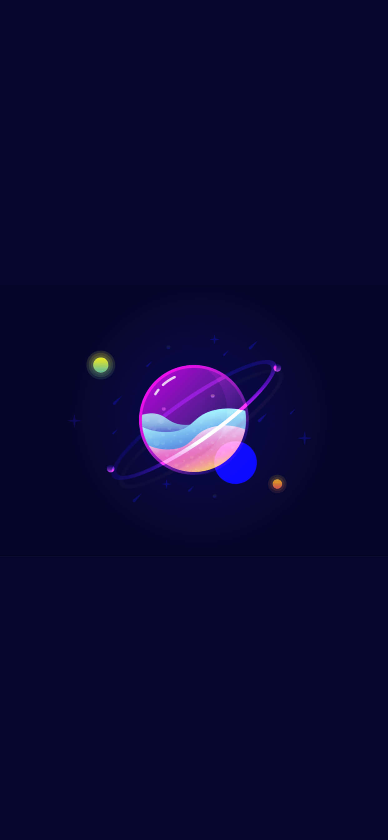 고급 아이폰 Xs Max에 아름답게 제작된 OLED 디스플레이 배경화면