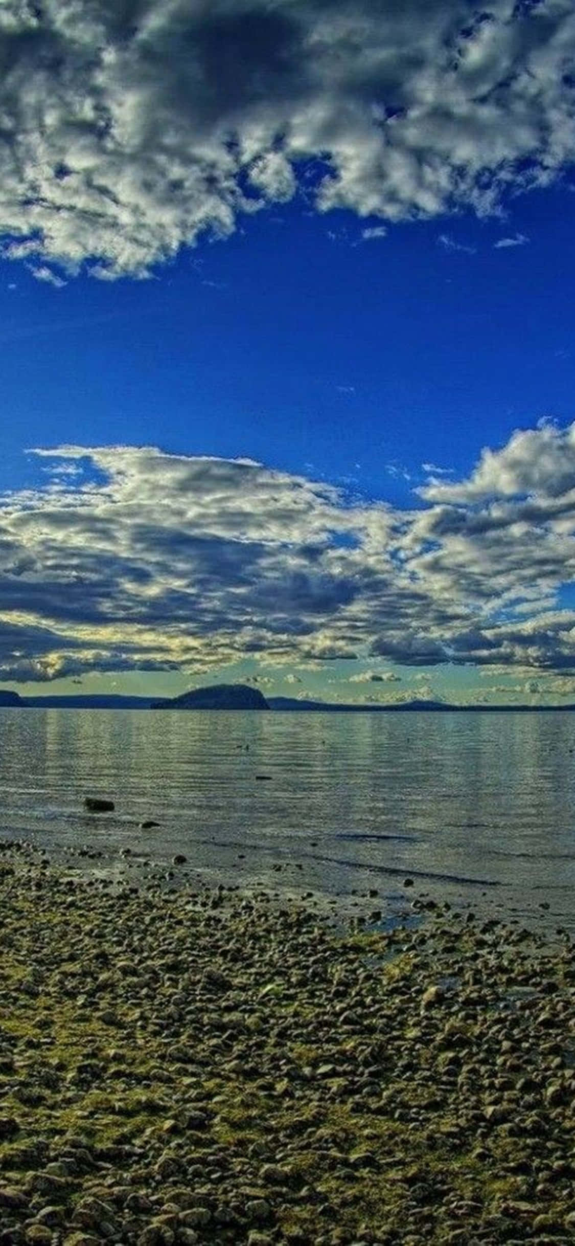 아이폰 Xs 데스크탑 PC 해변 배경 배경화면