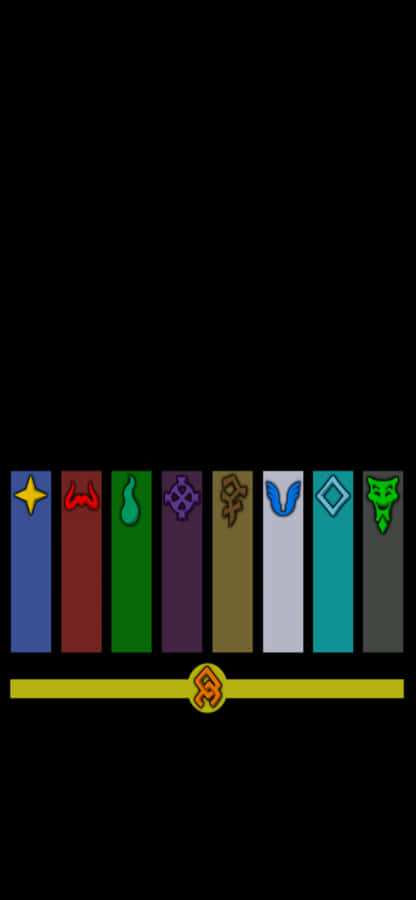 아이폰 Xs Runescape 배경 다양한 클랜 로고 배경화면