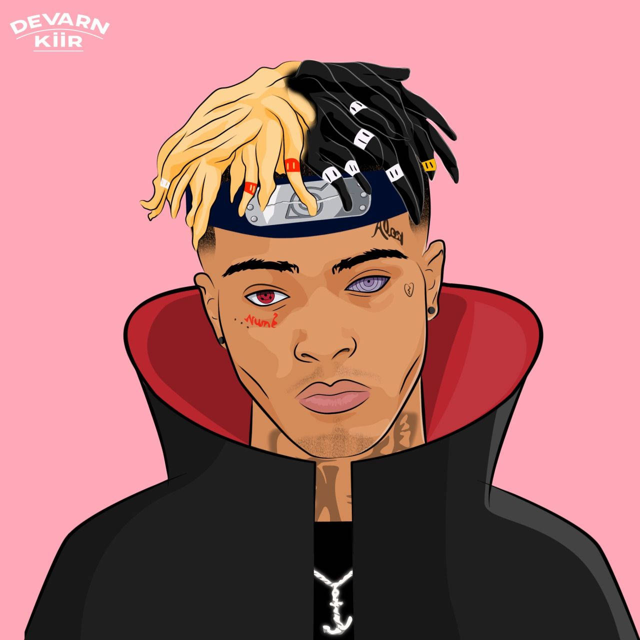 Xxxtentacion 애니메이션 아카츠키 망토 배경화면