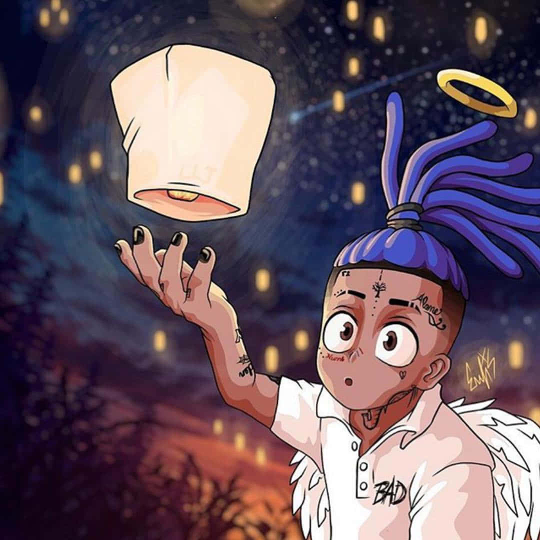 귀여운 만화 Xxxtentacion 프로필 사진 배경화면
