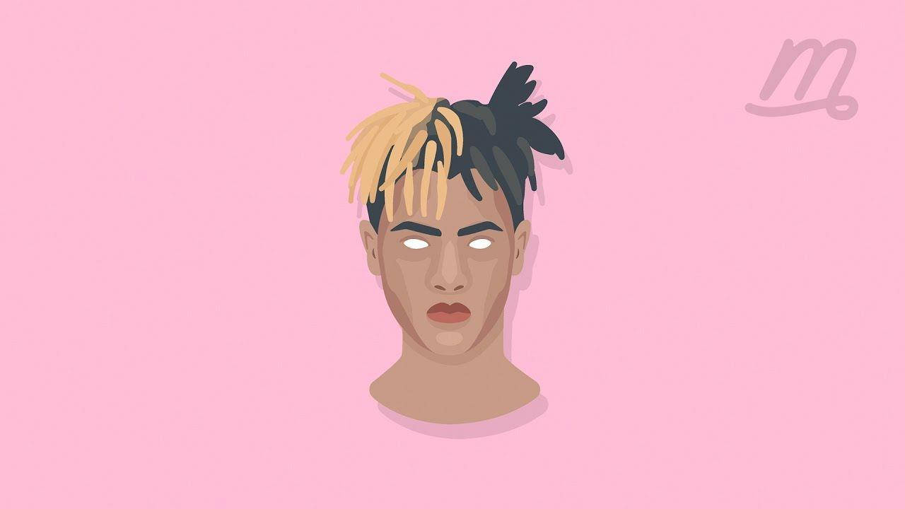 Xxxtentacion 애니메이션 핑크 아트 배경화면