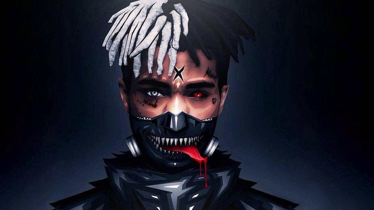 Xxxtentacion 애니메이션 도쿄 구울 가면 배경화면