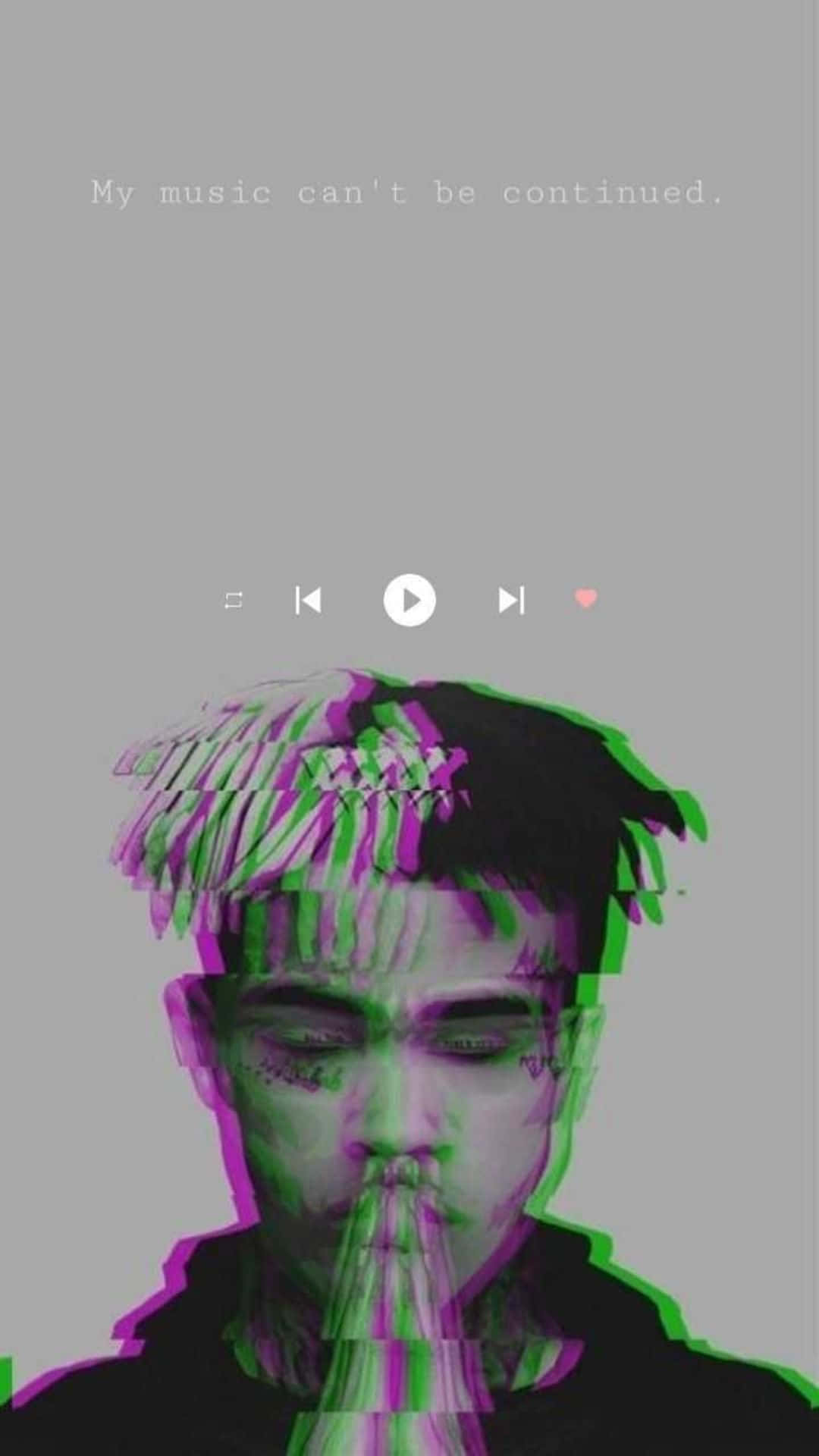 Xxxtentacion PFP 글리치 배경화면