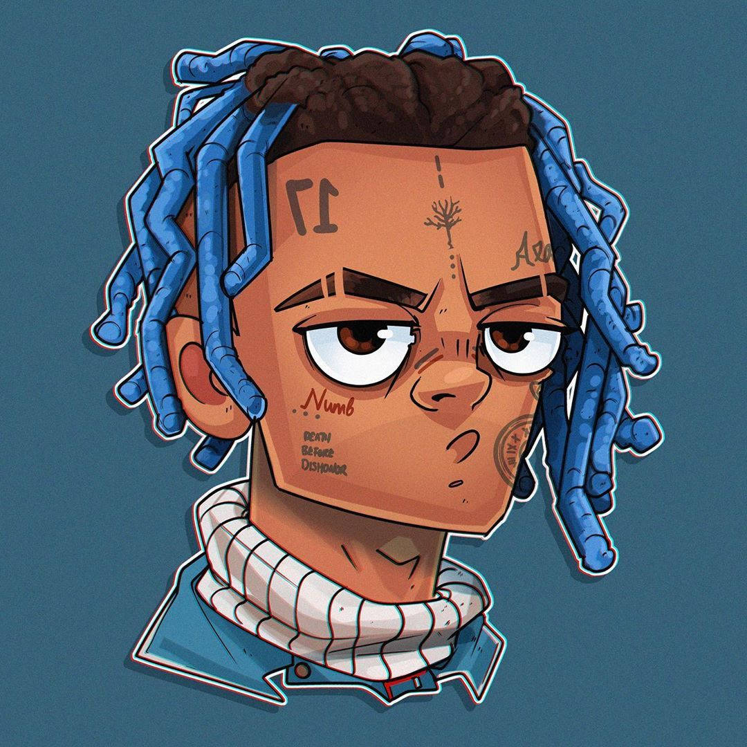 Xxxtentacion 애니메이션 디지털 타투 배경화면
