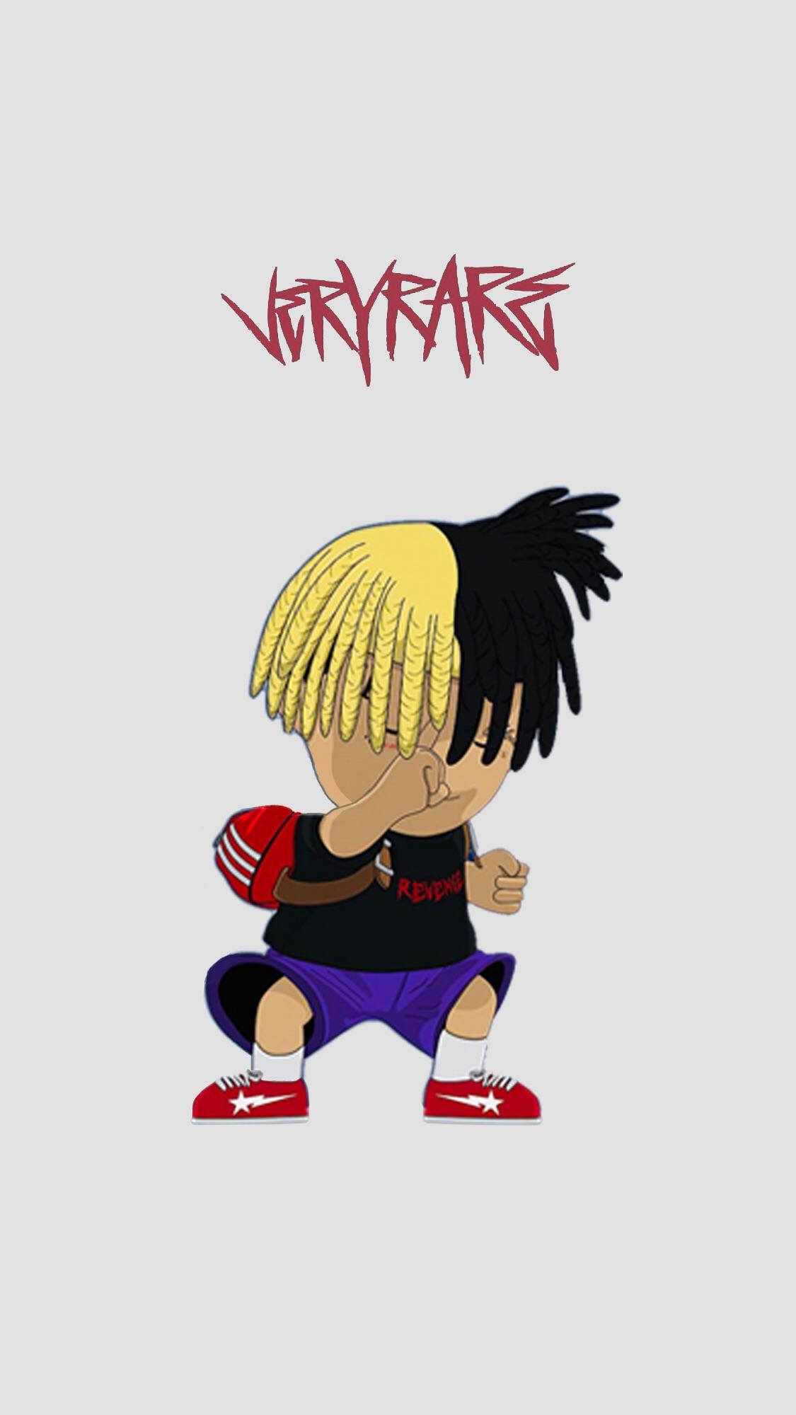 Xxxtentacion 애니메이션 투톤 헤어 배경화면