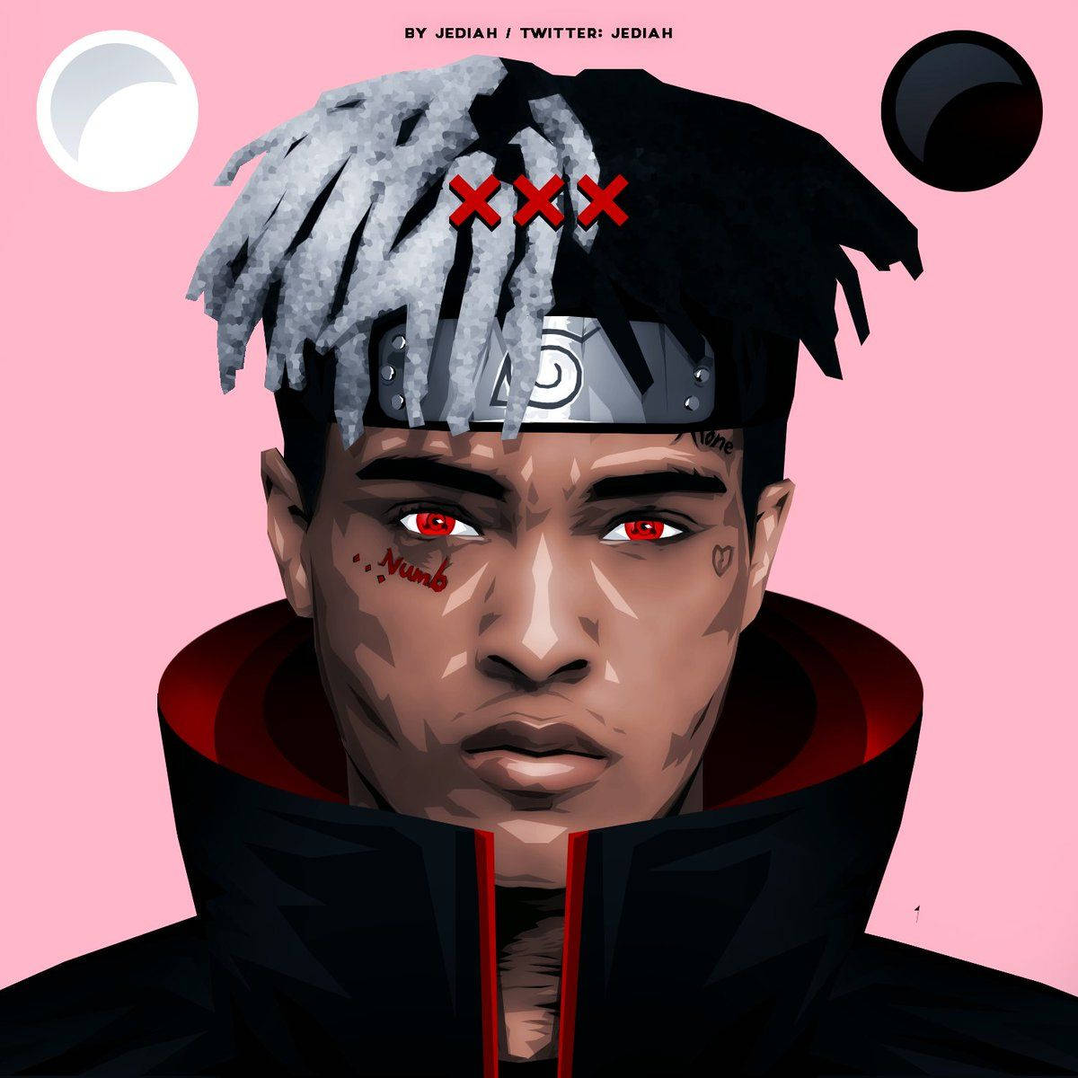 Xxxtentacion 애니메이션 나루토 머리 장식 배경화면