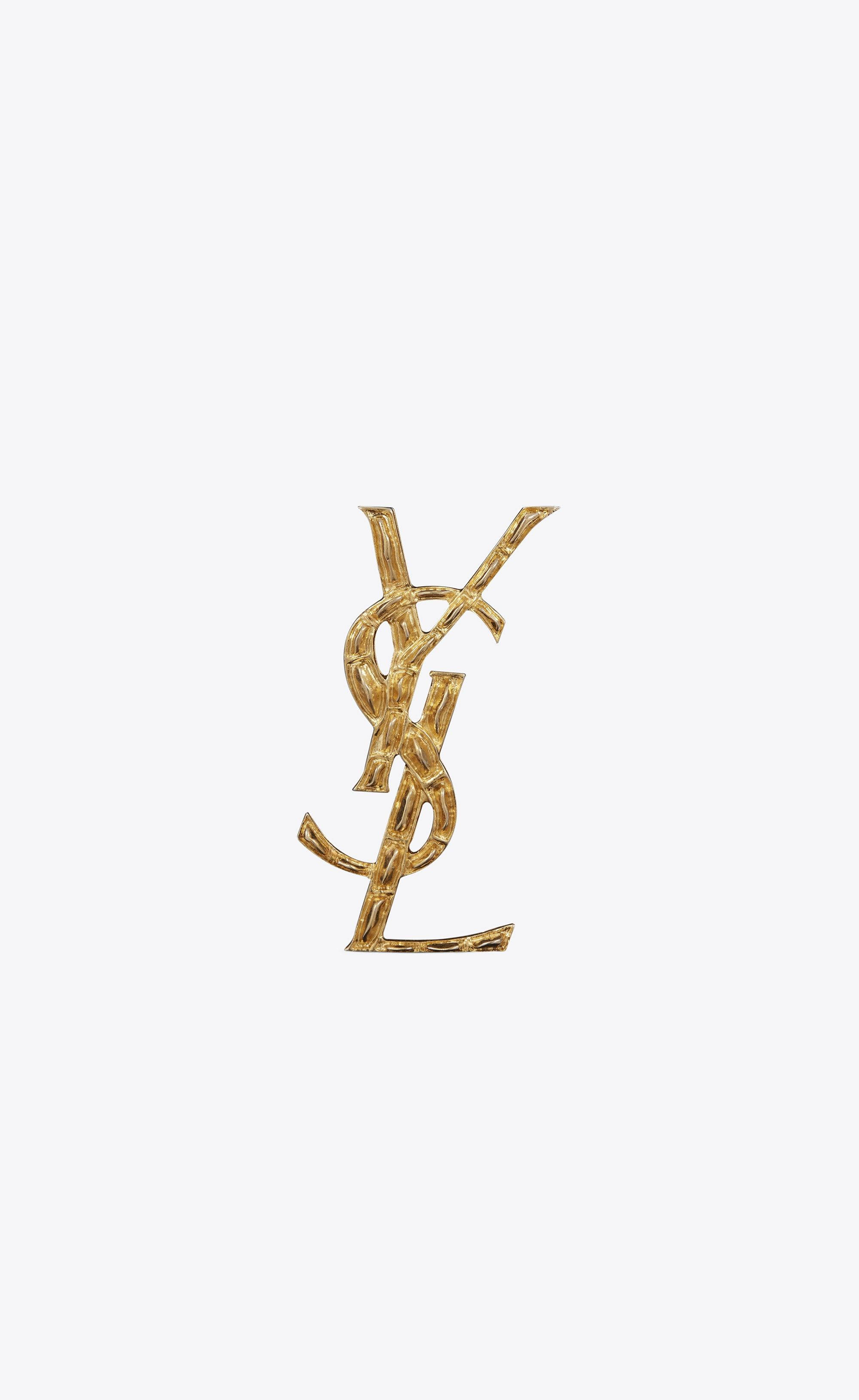 골드 크로커다일 YSL 브로치 배경화면
