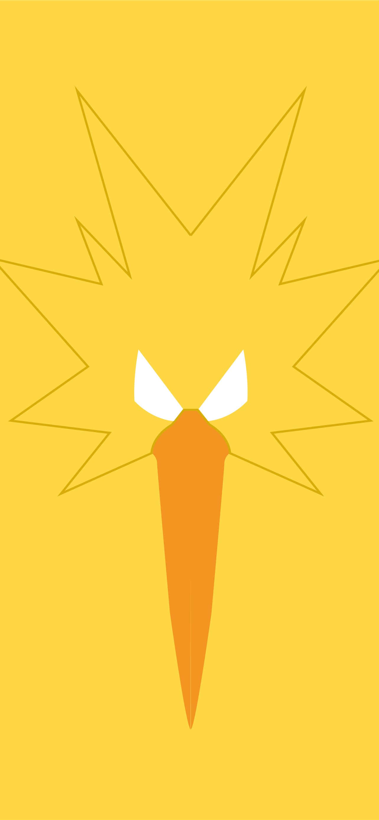 Zapdos 미니멀리스트 얼굴 배경화면