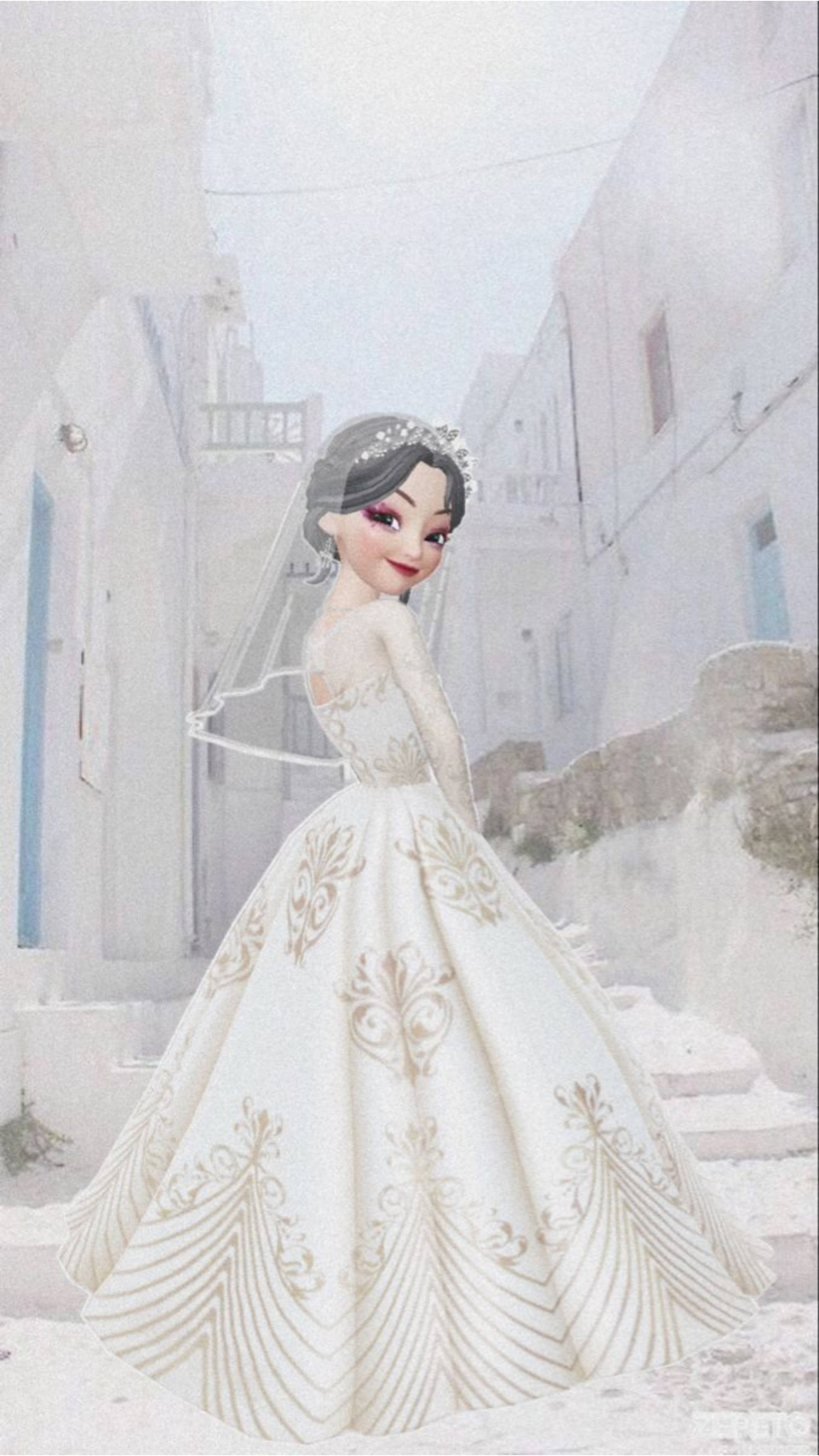 Zepeto 아름다운 신부 배경화면