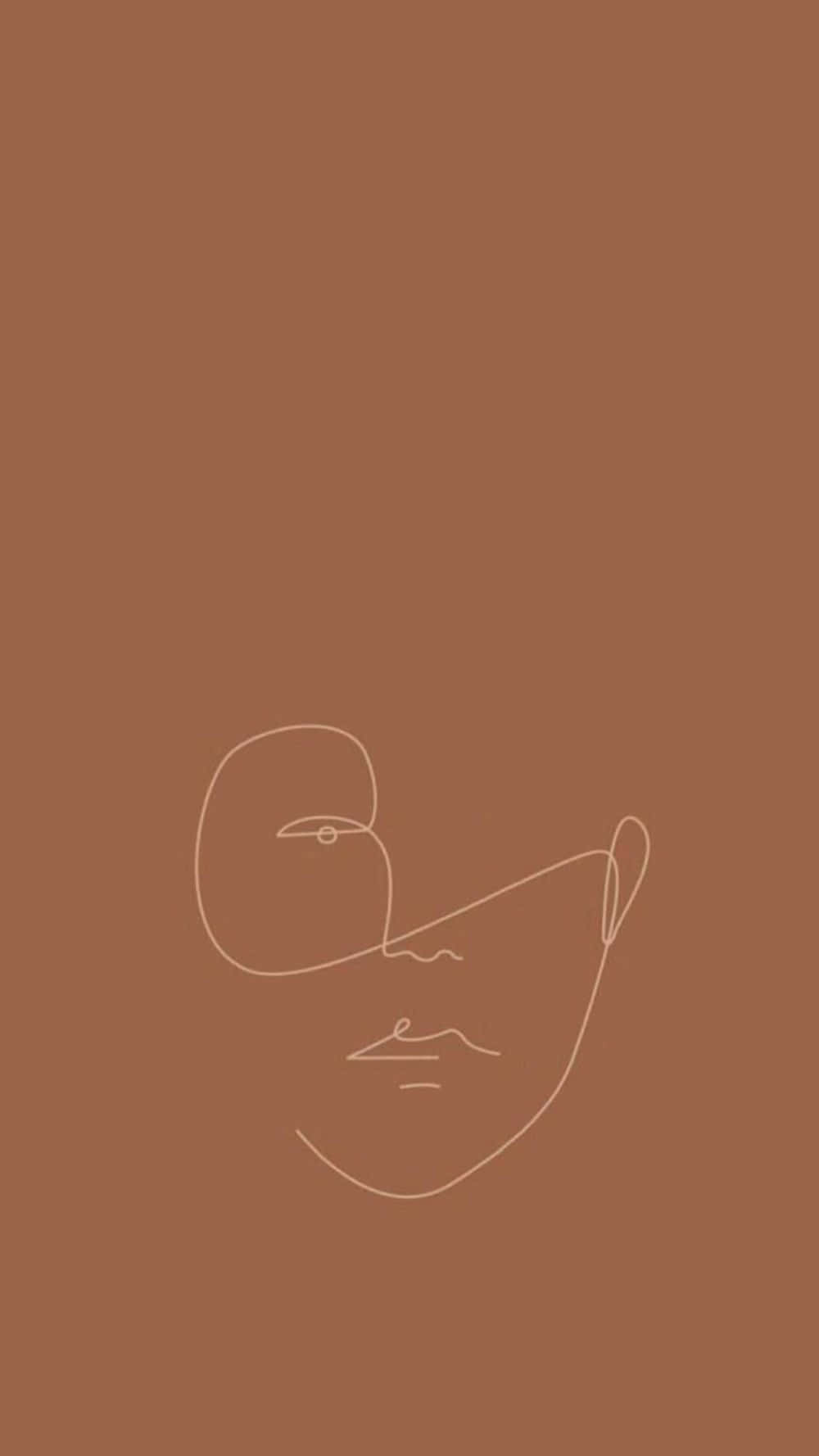 갈색 미니멀리스트 — 브라운 감성 GIF 배경화면