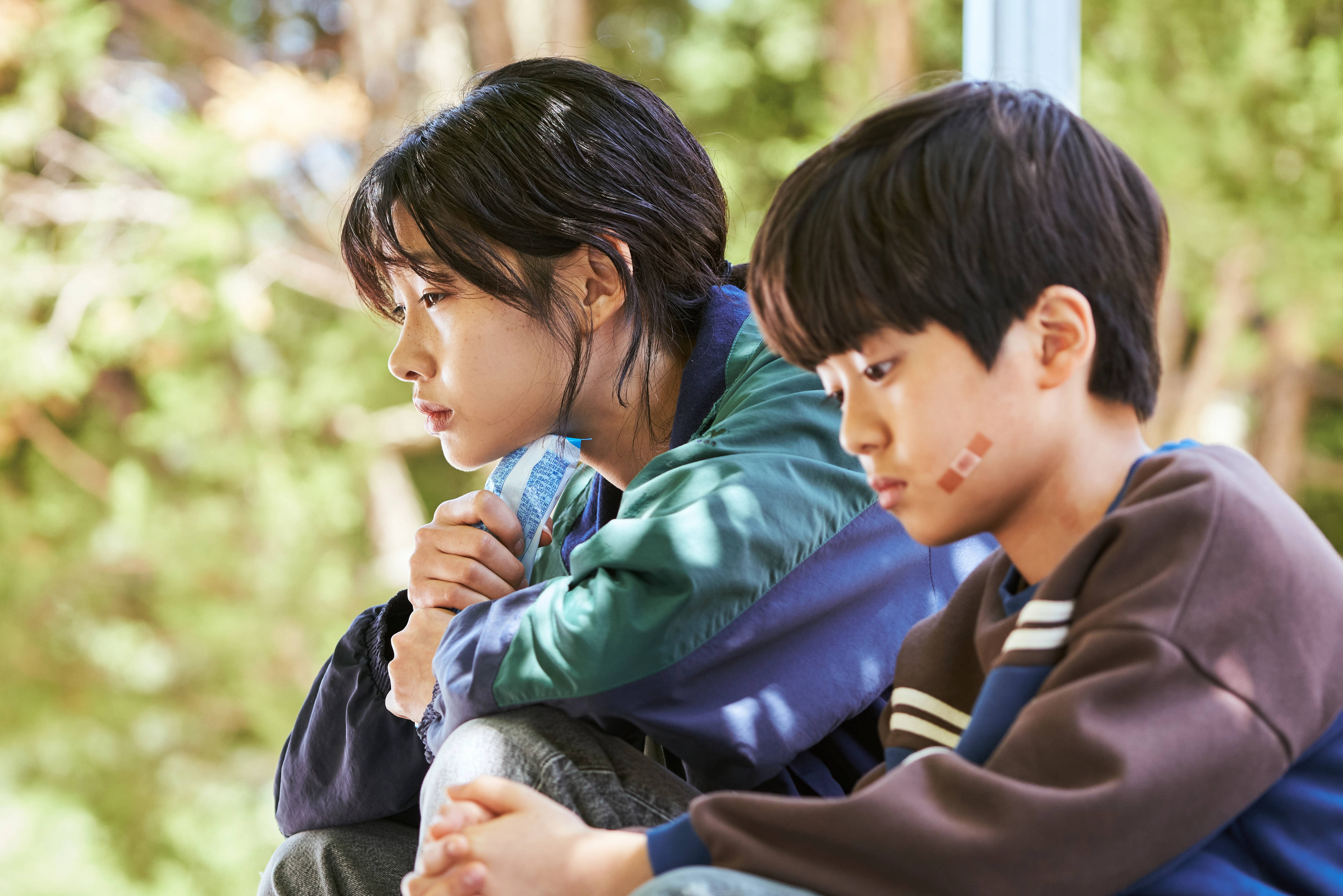 강새벽과 오일남의 극적인 순간 (오징어 게임) 배경화면