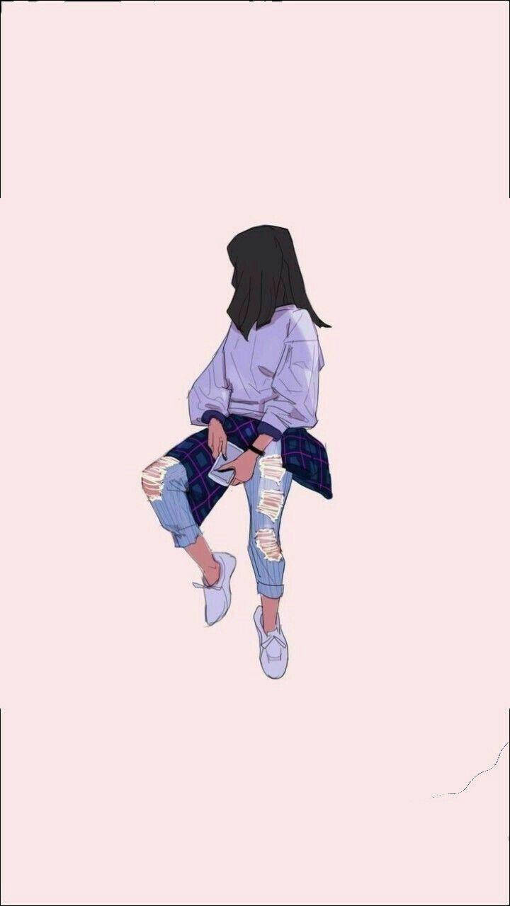 걸 에스테틱 스트리트웨어 배경화면