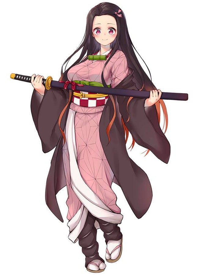 검귀 네즈코 배경화면
