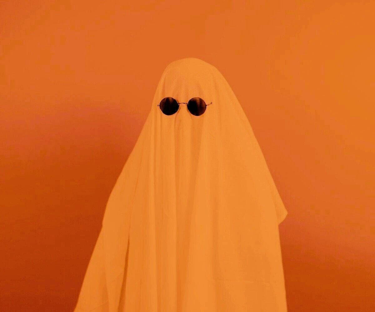 고스트 미학 블랙 선글라스 배경화면