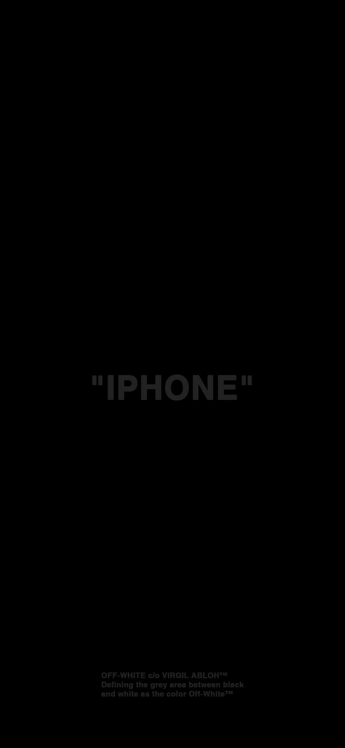 굵은 글자 타이포그래피 iPhone XS OLED 배경 배경화면