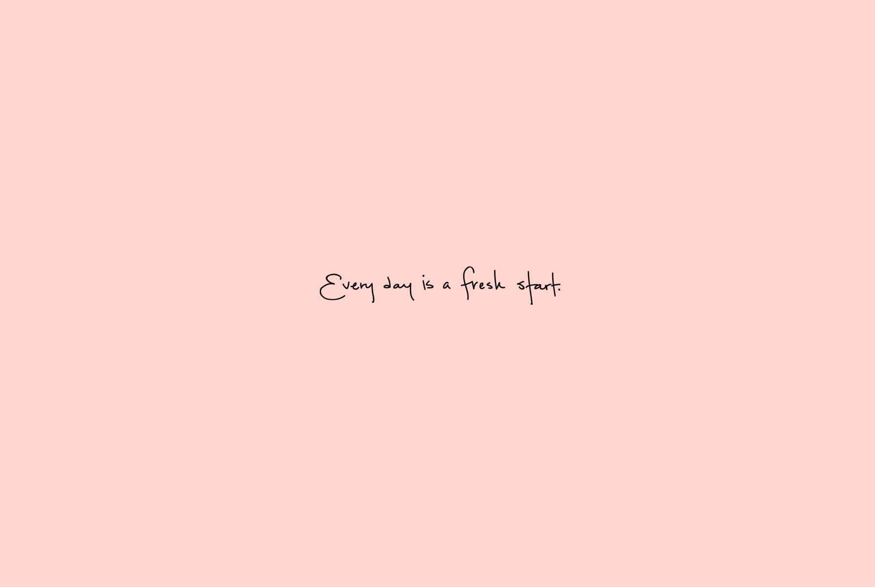 귀여운 VSCO 핑크 감성 명언 배경화면