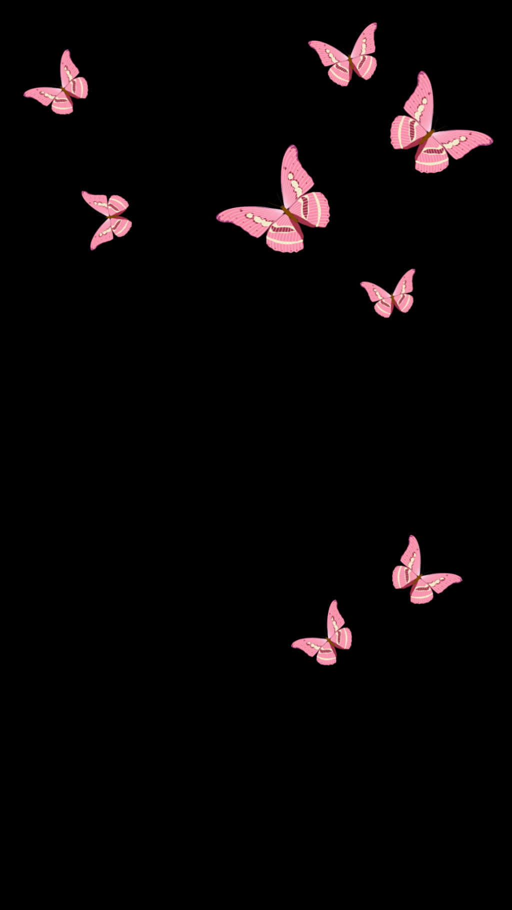 귀여운 검정 배경 배경화면