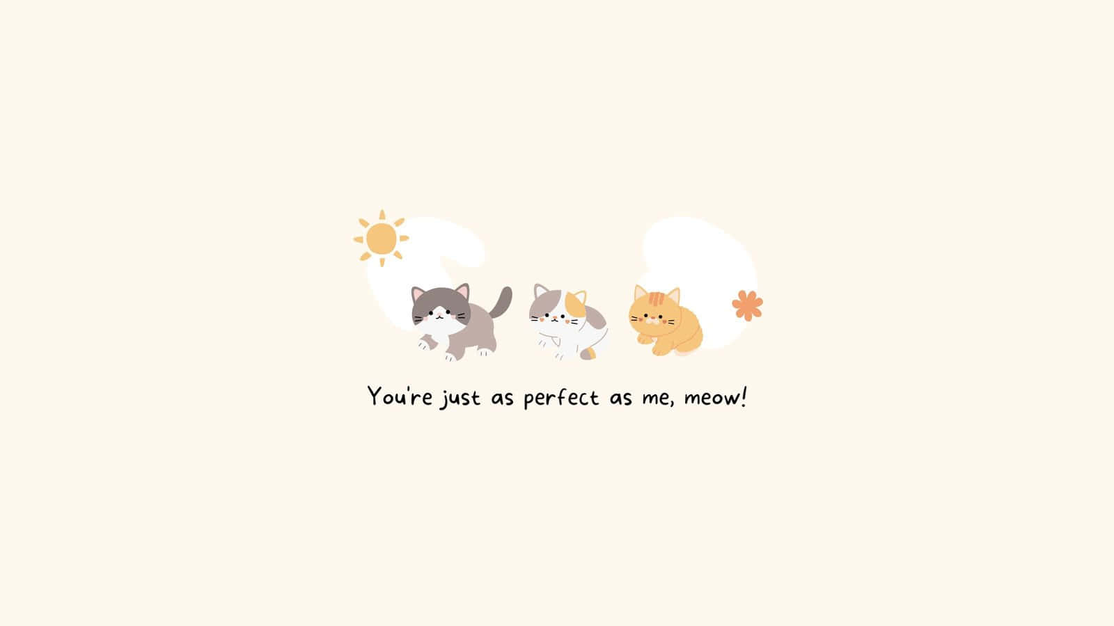 귀여운 고양이 컴퓨터 바탕화면 배경화면