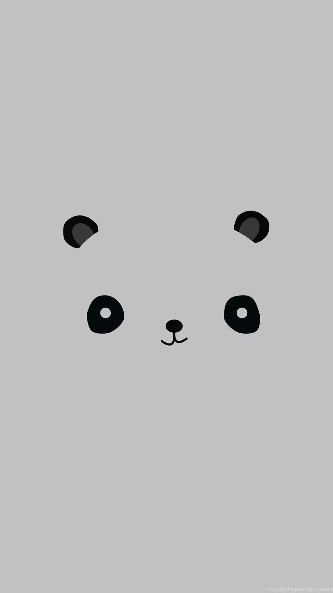 귀여운 곰 패턴 아이폰 배경화면