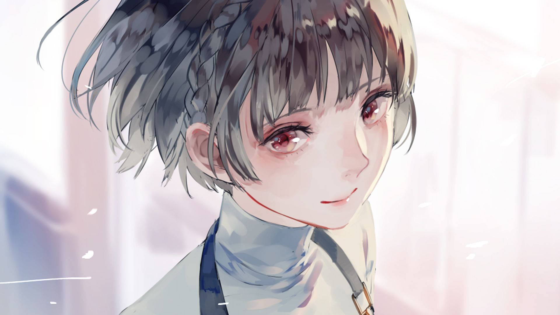 귀여운 애니메이션 PFP 인형 소녀 배경화면