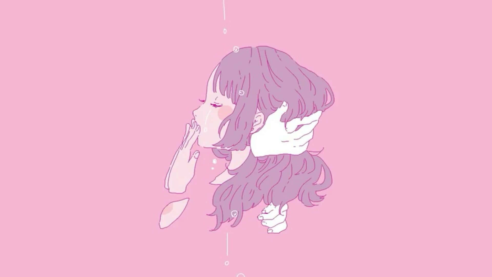 귀여운 핑크 카와이 배경화면