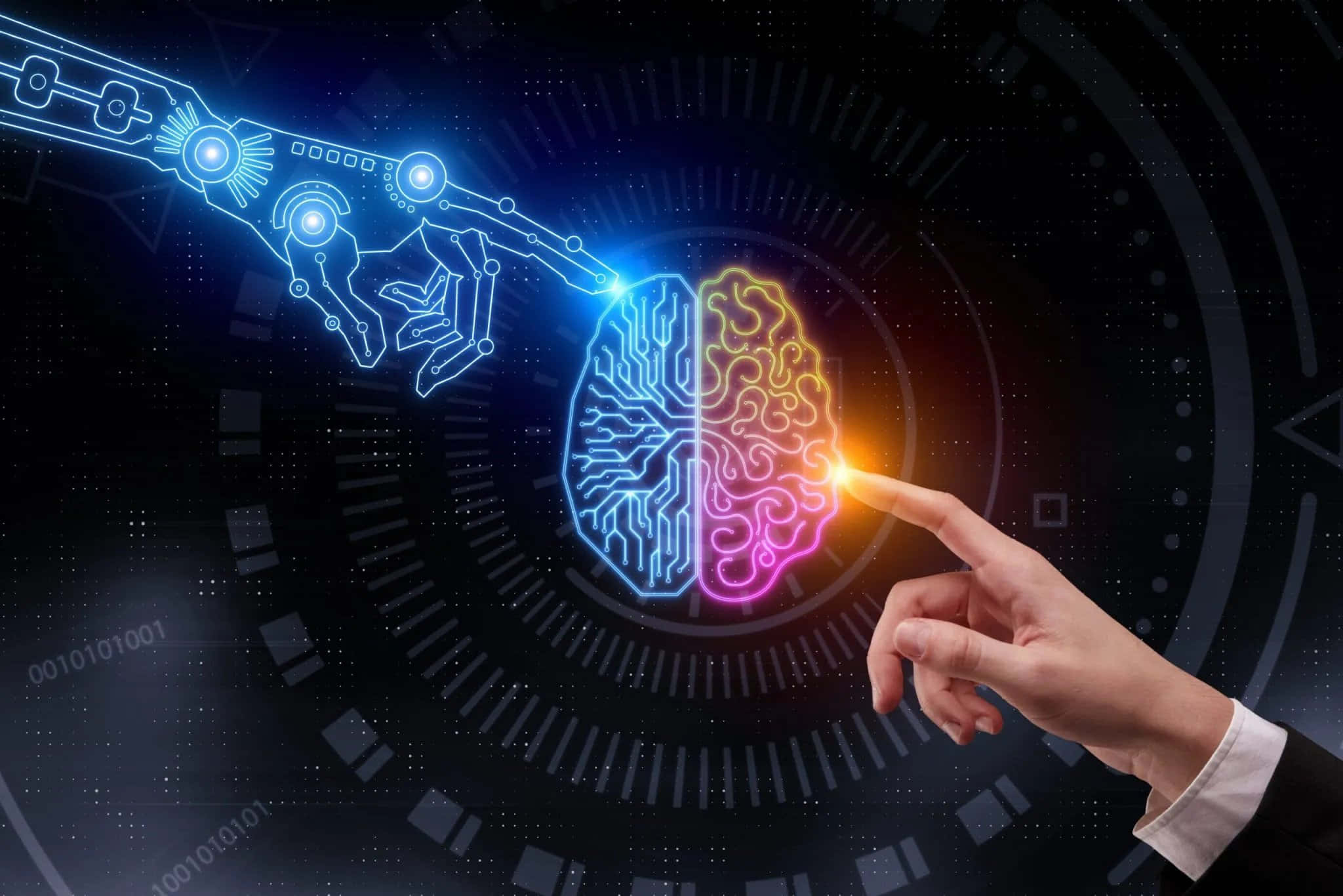 기술의 미래 배경화면