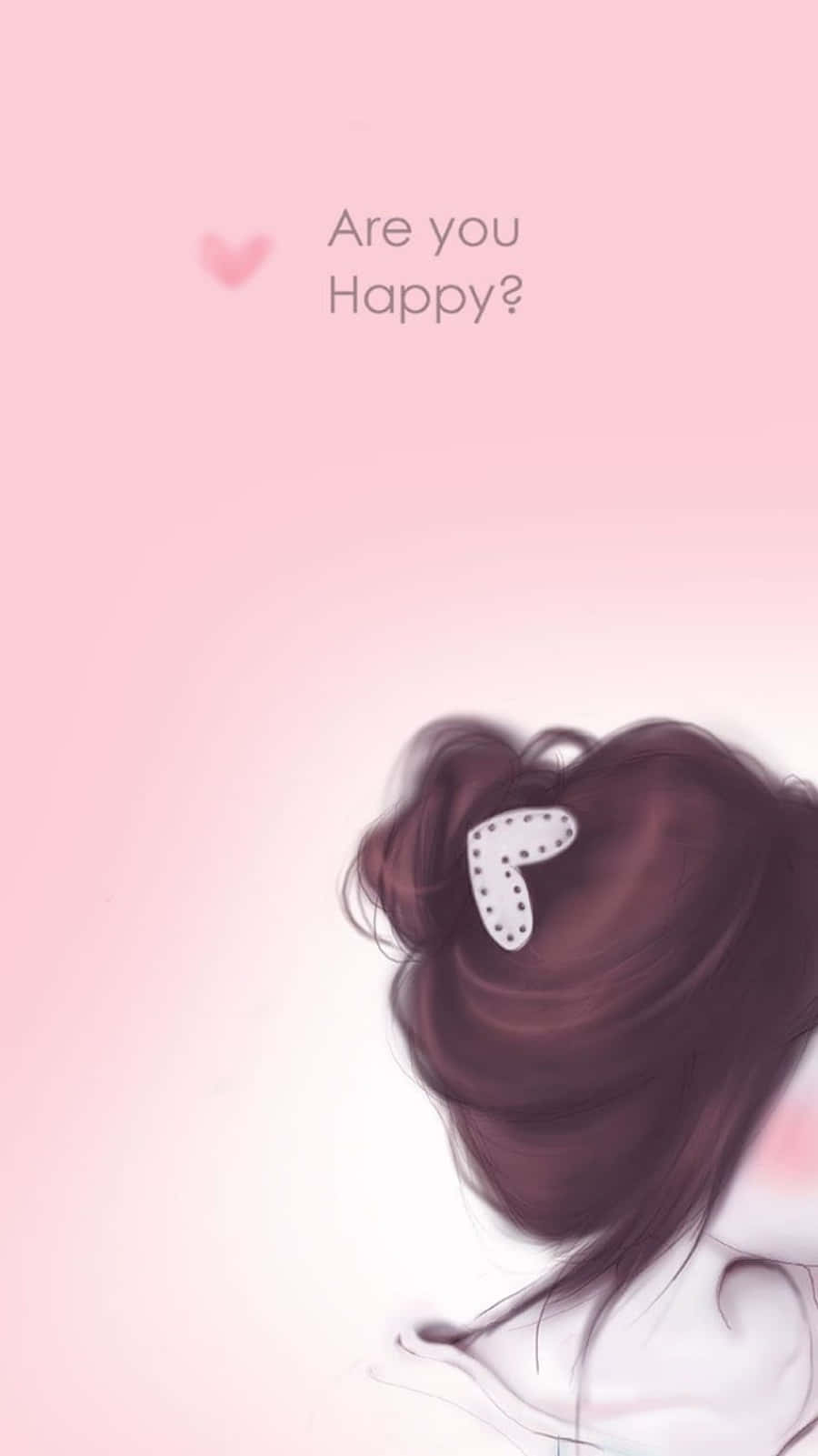 꽃을 든 사랑스러운 젊은 여성 배경화면