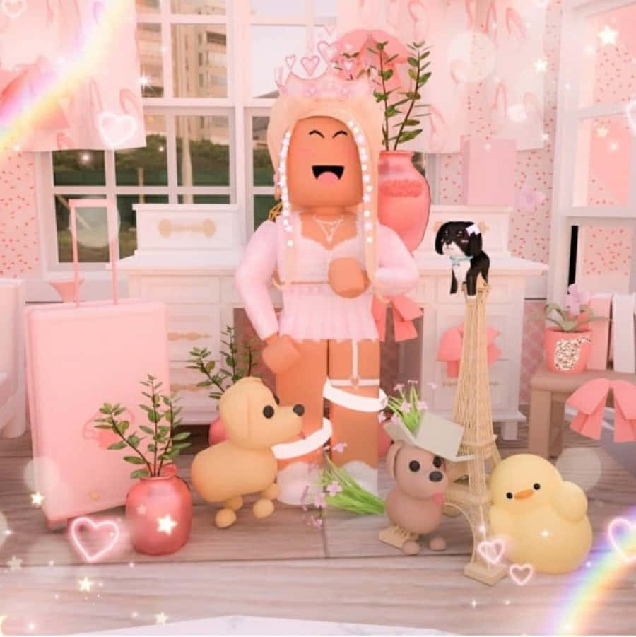 "나만의 미학을 창조하세요, Roblox에서" 배경화면