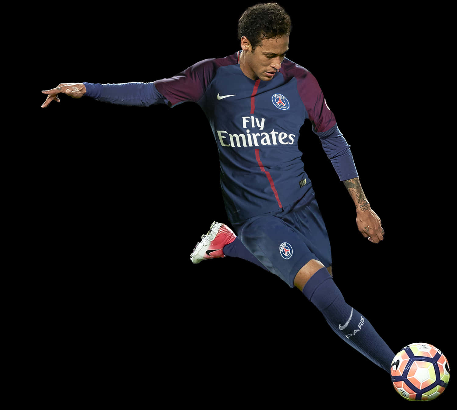 네이마르 PSG 액션 샷 배경화면