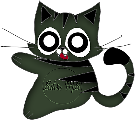 놀란 만화 고양이 배경화면