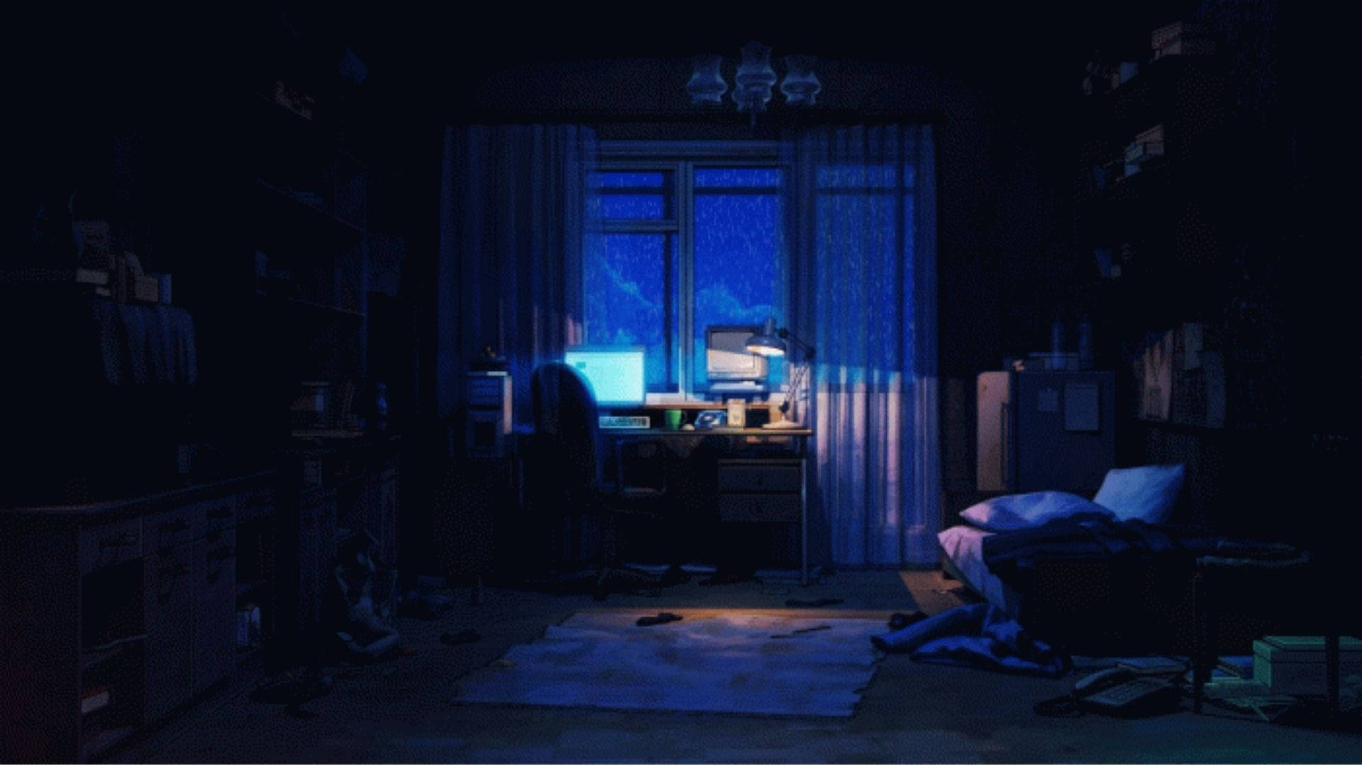 더러운 애니메이션 방 배경화면