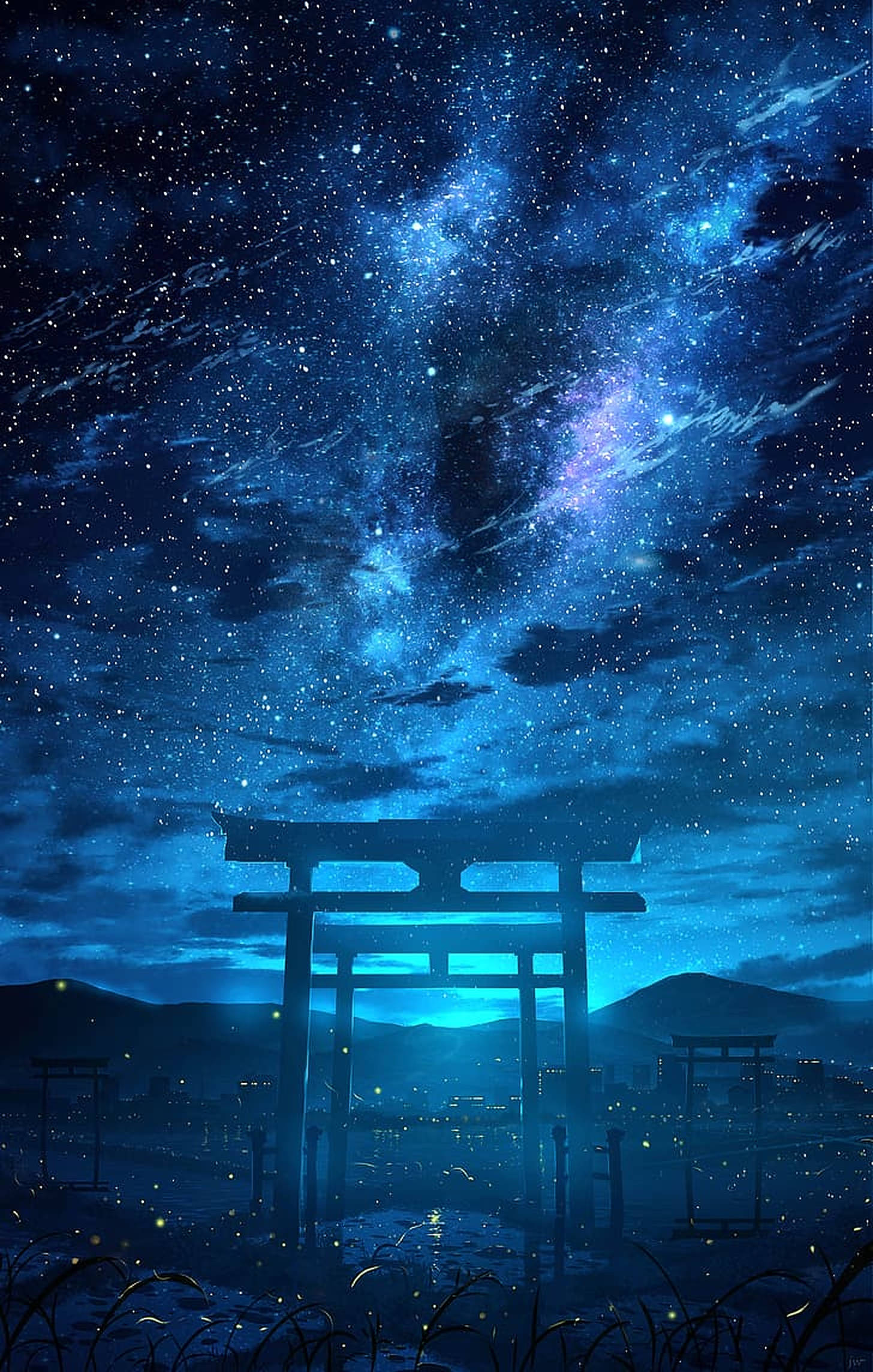 도리이 문 은하 배경화면