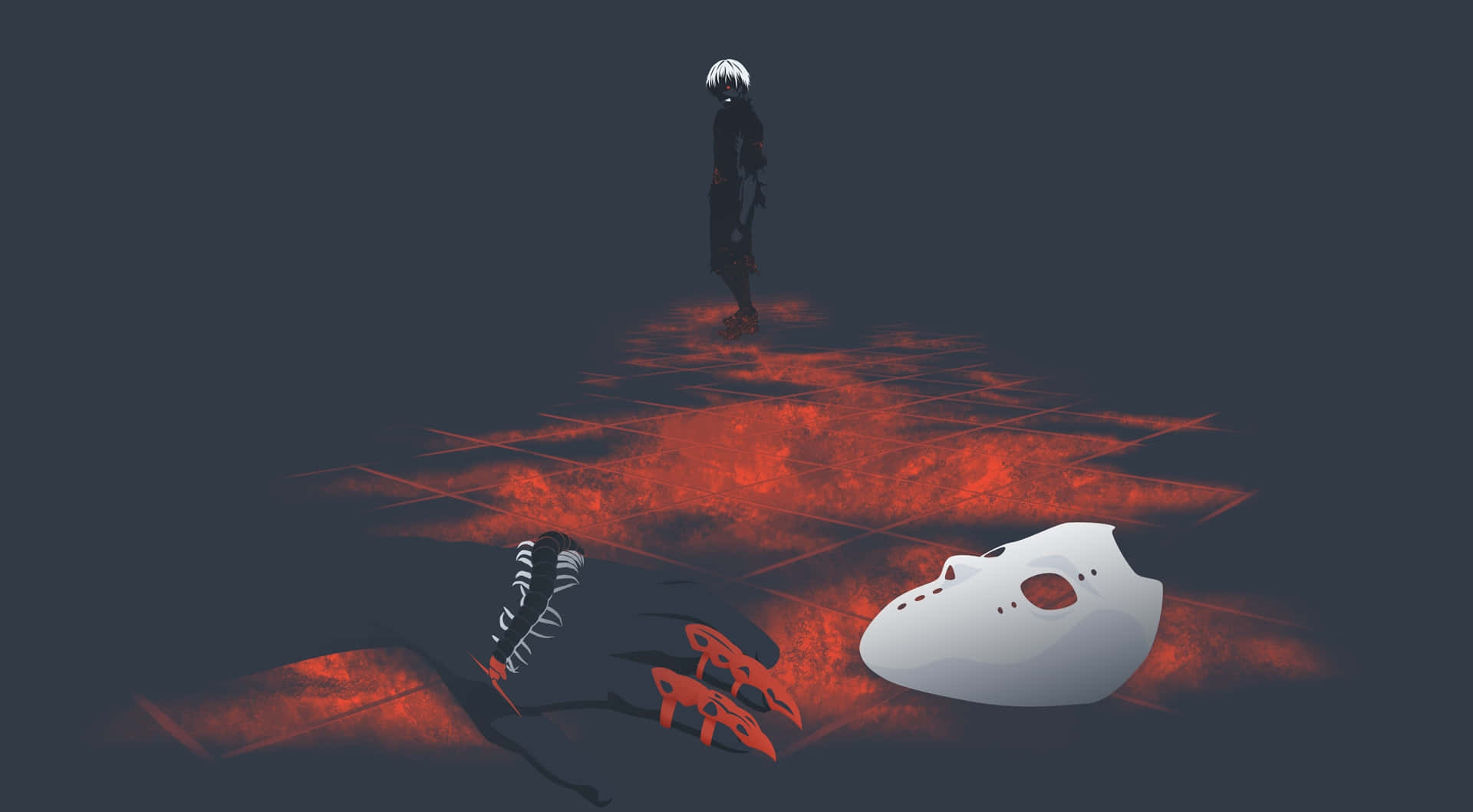 도쿄 구울 - 그림자 속에 숨어있는 존재를 두려워하라 배경화면