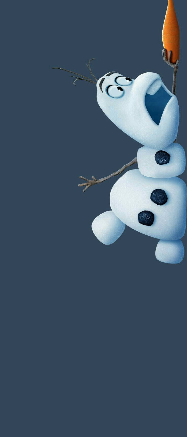 떨어지는 올라프와 그의 당근 배경화면