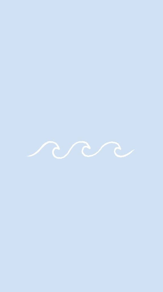 라인 아트 웨이브 예쁜 감성 배경화면