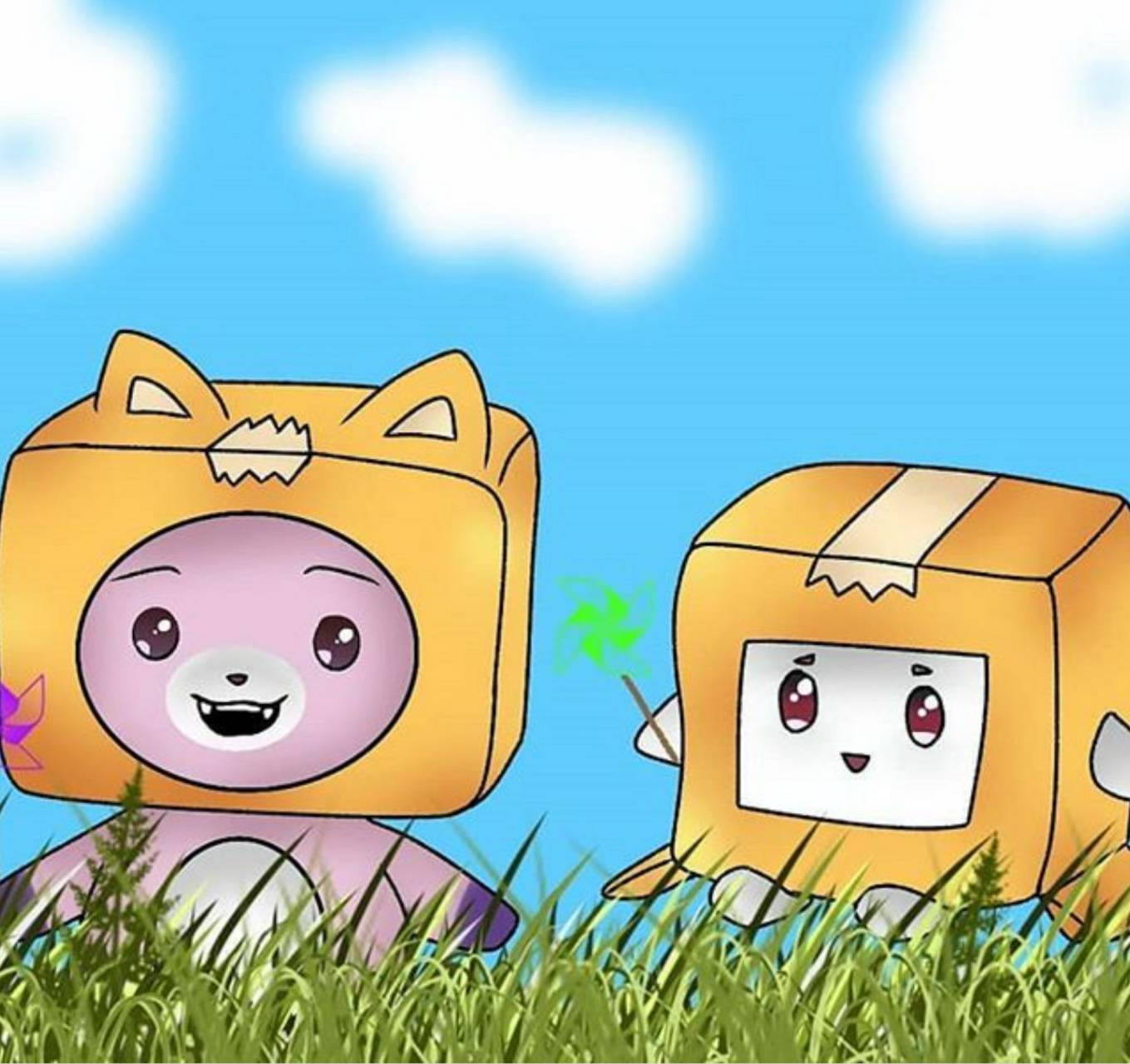 랭키박스 복시와 폭시 배경화면