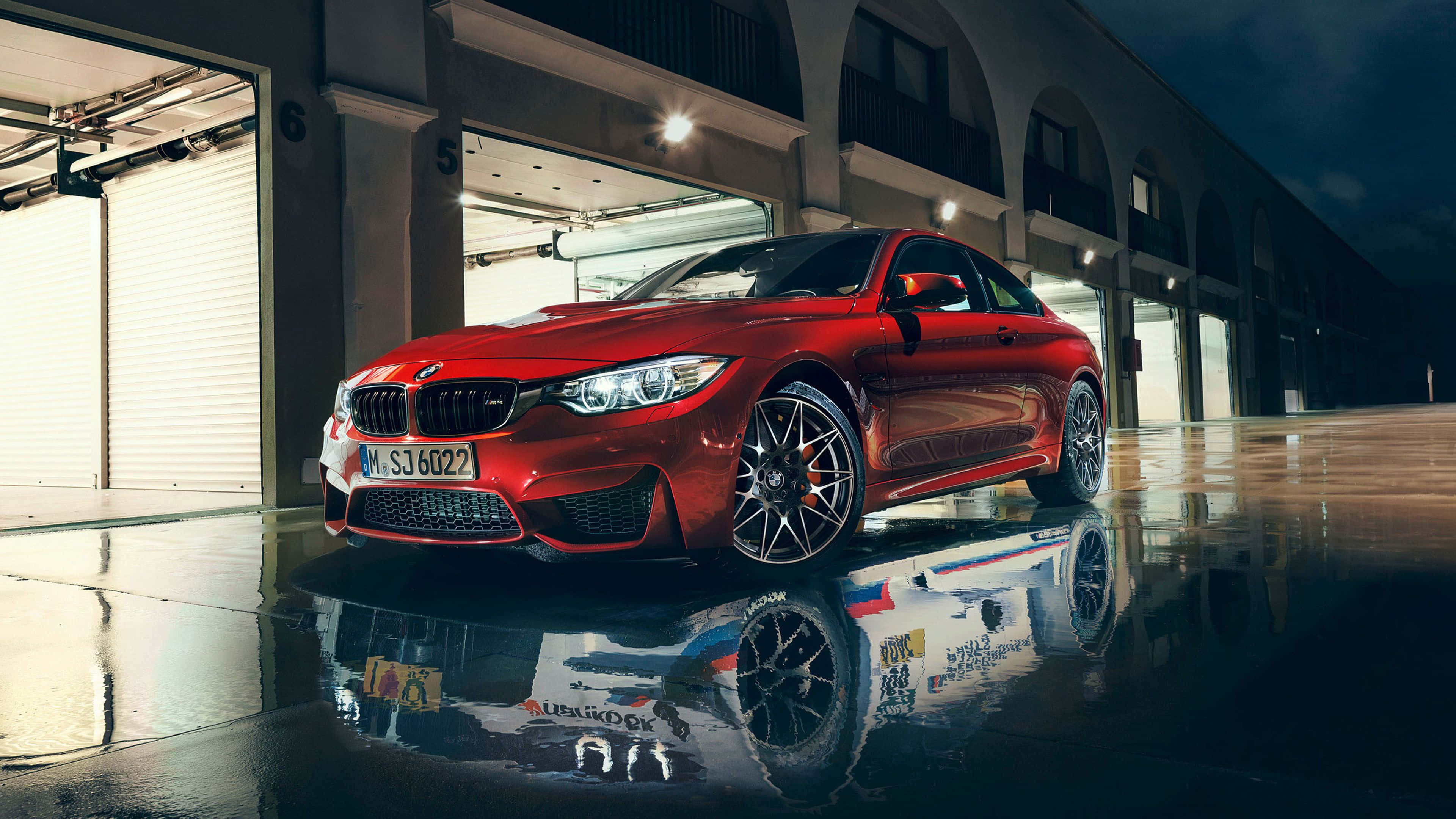 레드 화이트 쿨 BMW 배경화면