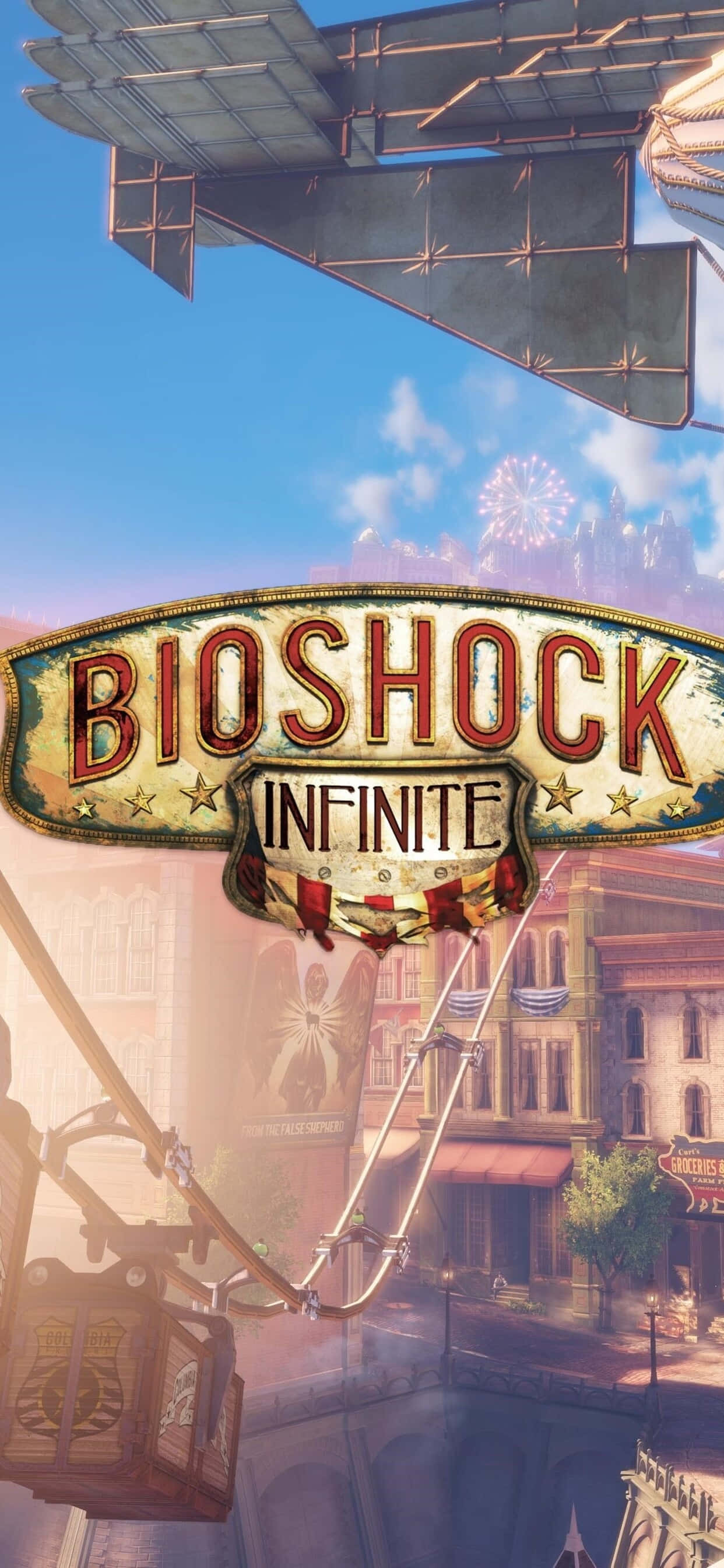 로고 아이폰 Xs Max 바이오쇼크 인피니트 배경화면