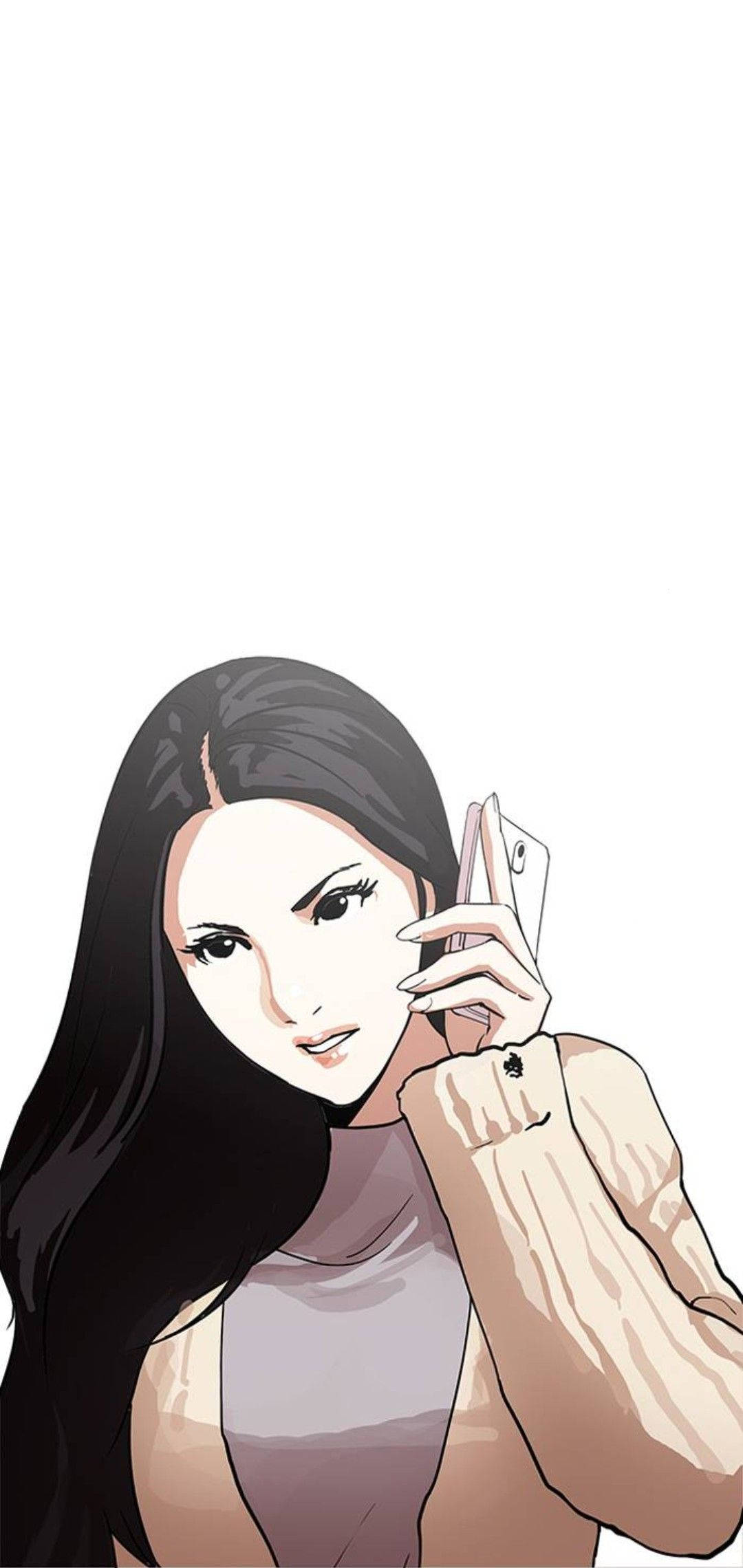룩이즘 크리스탈 온 폰 배경화면