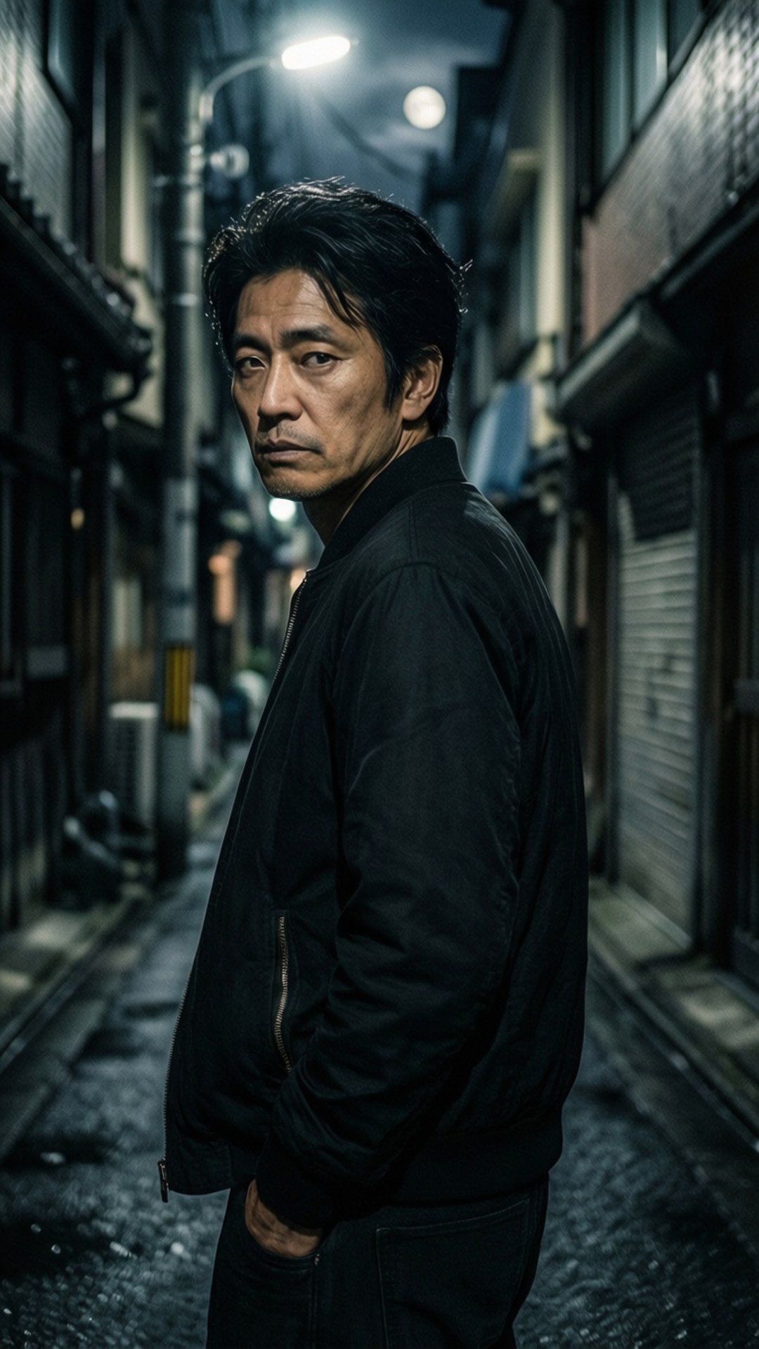 마이키의 차가운 시선 배경화면