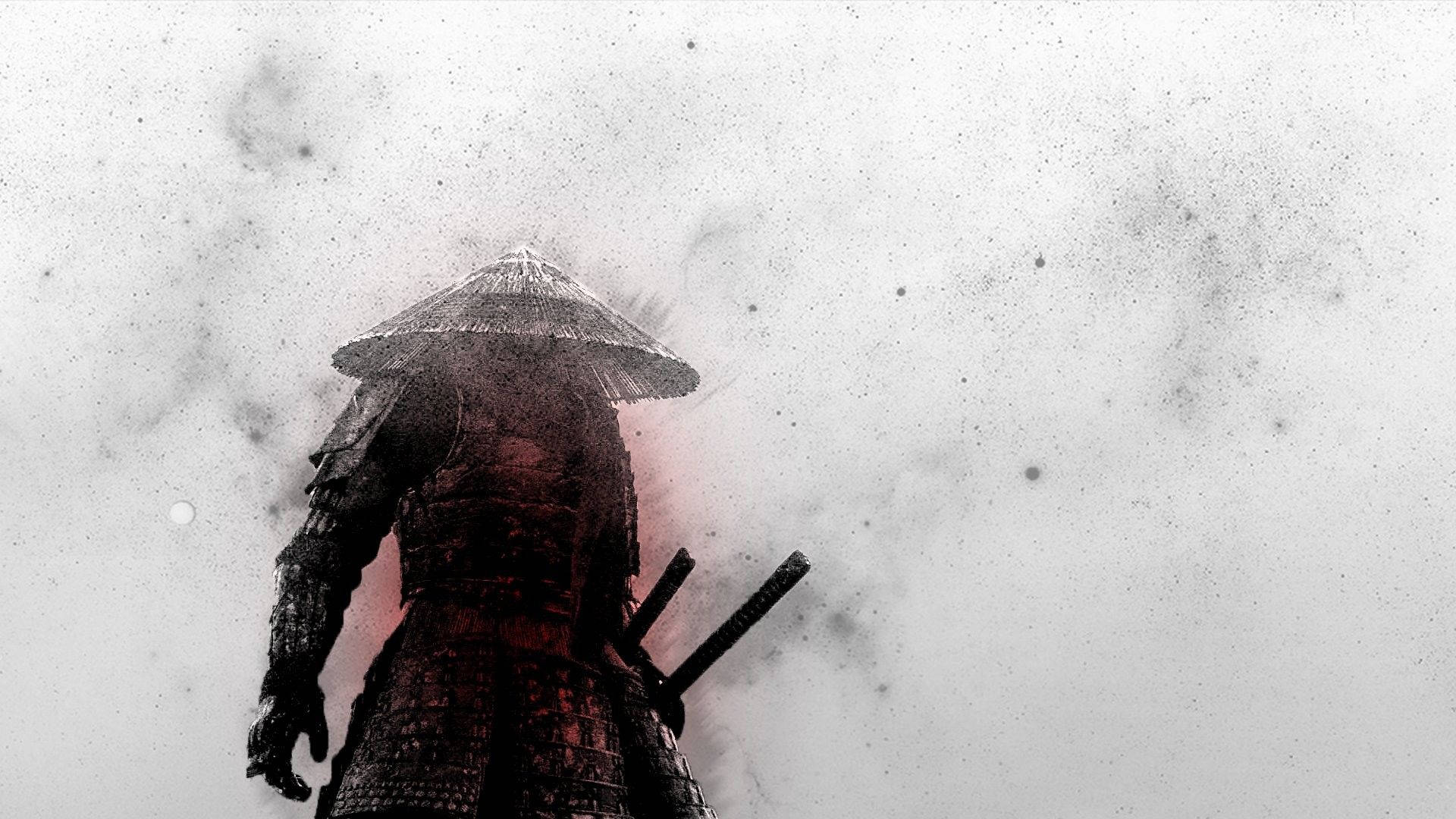 먼지 낀 일본 사무라이 배경화면