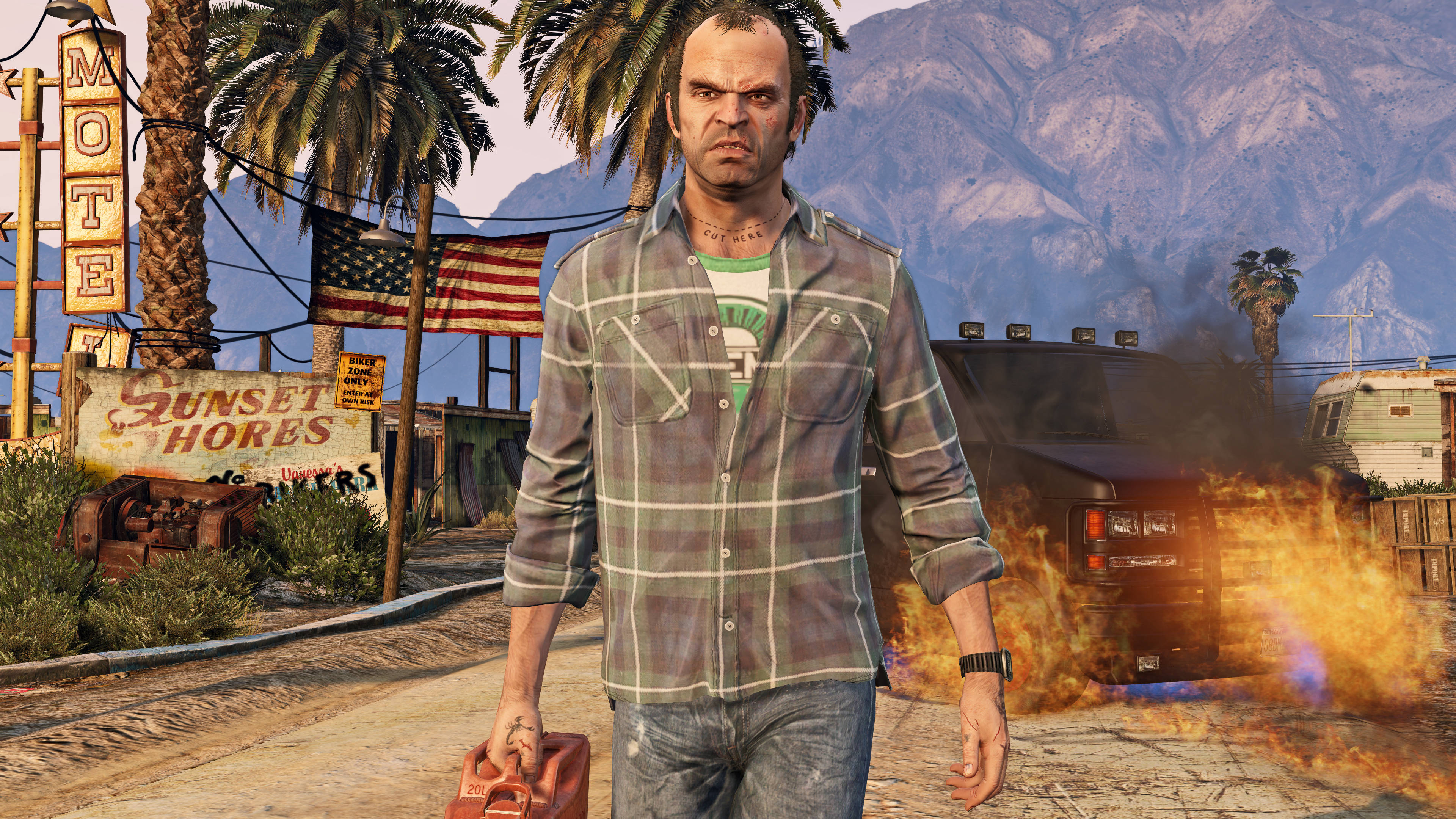 멋진 GTA 걸어가는 모습 배경화면