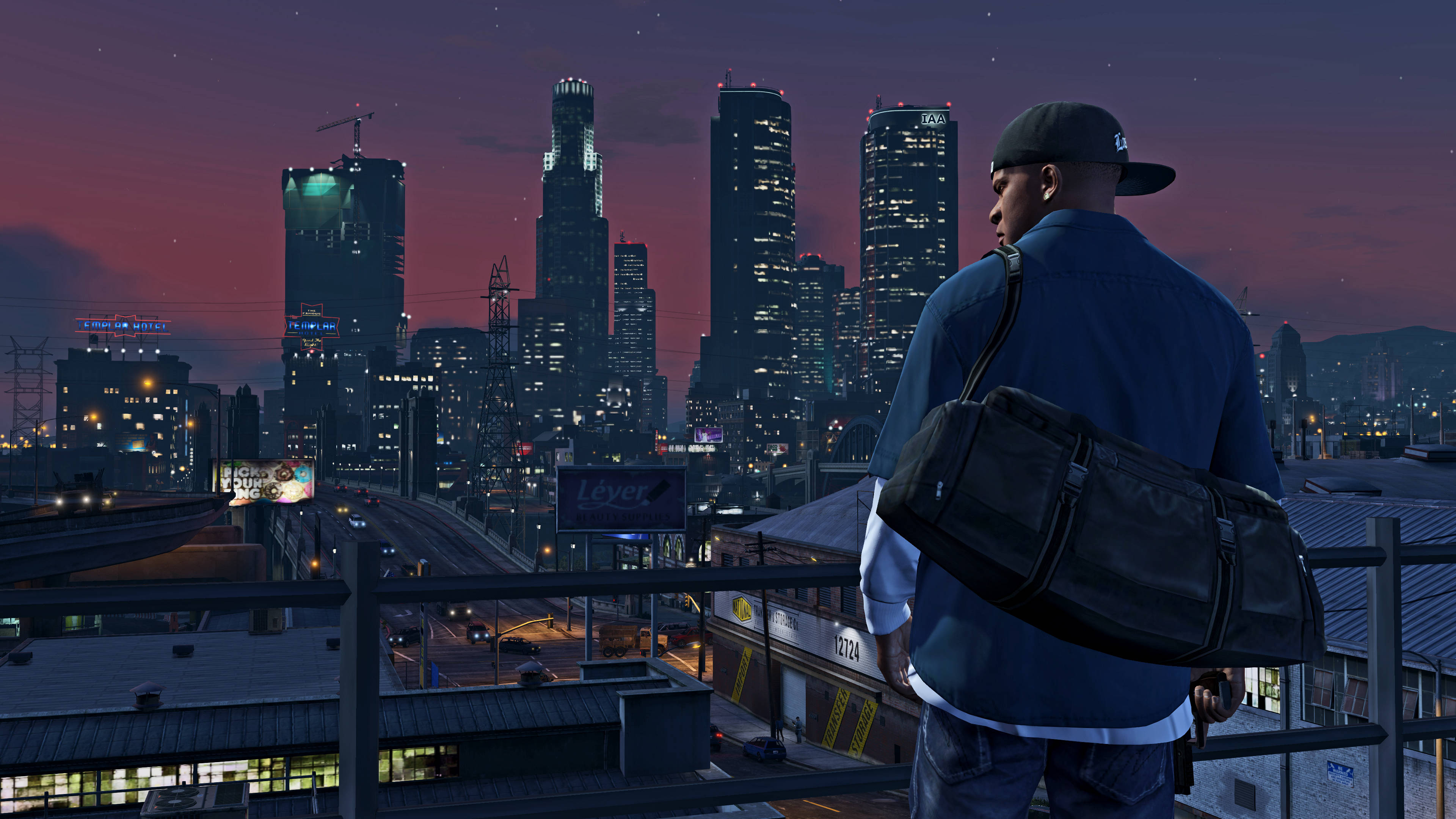 멋진 GTA 남자와 가방 배경화면