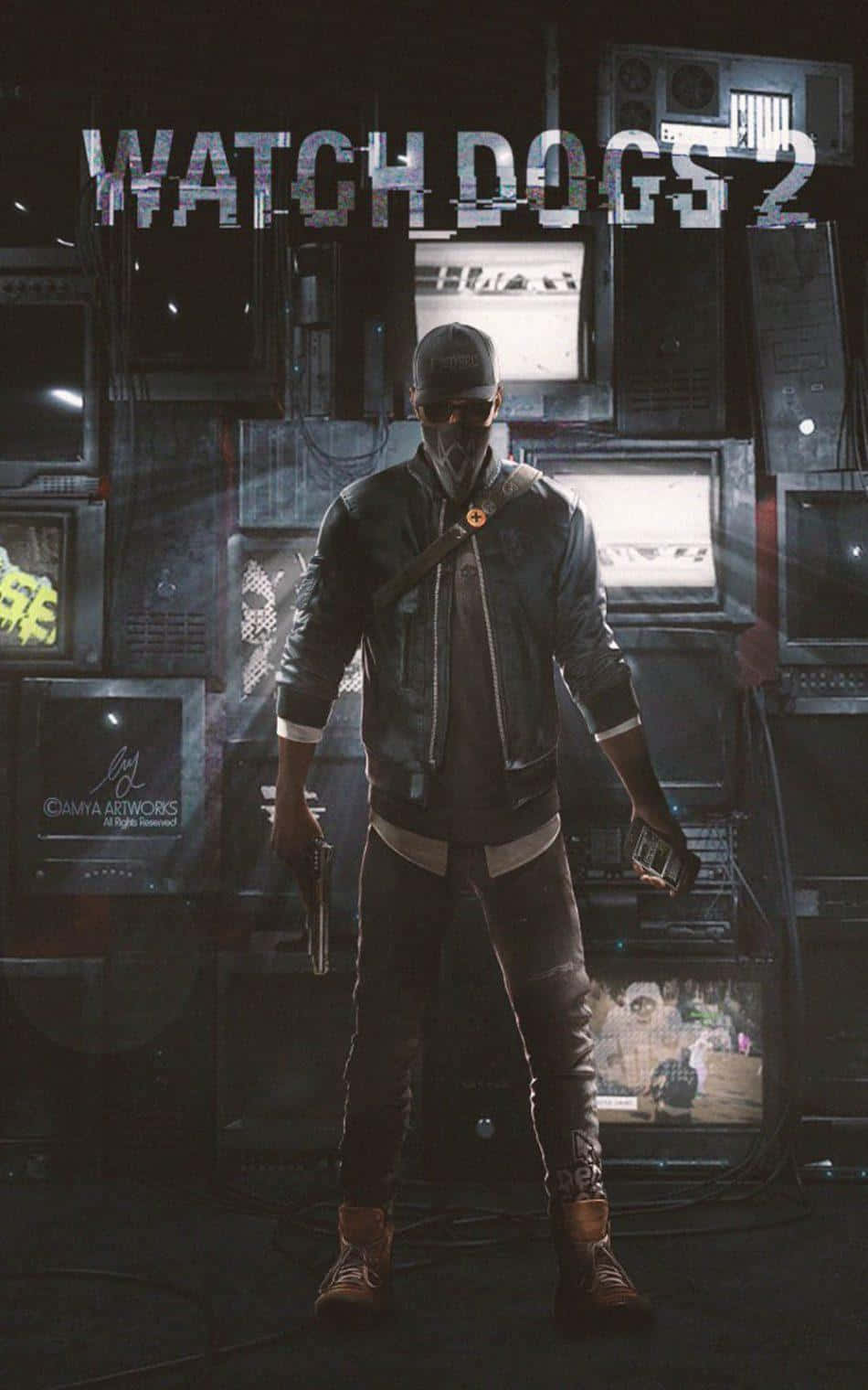 멋진 Watch Dogs 아이폰 배경화면