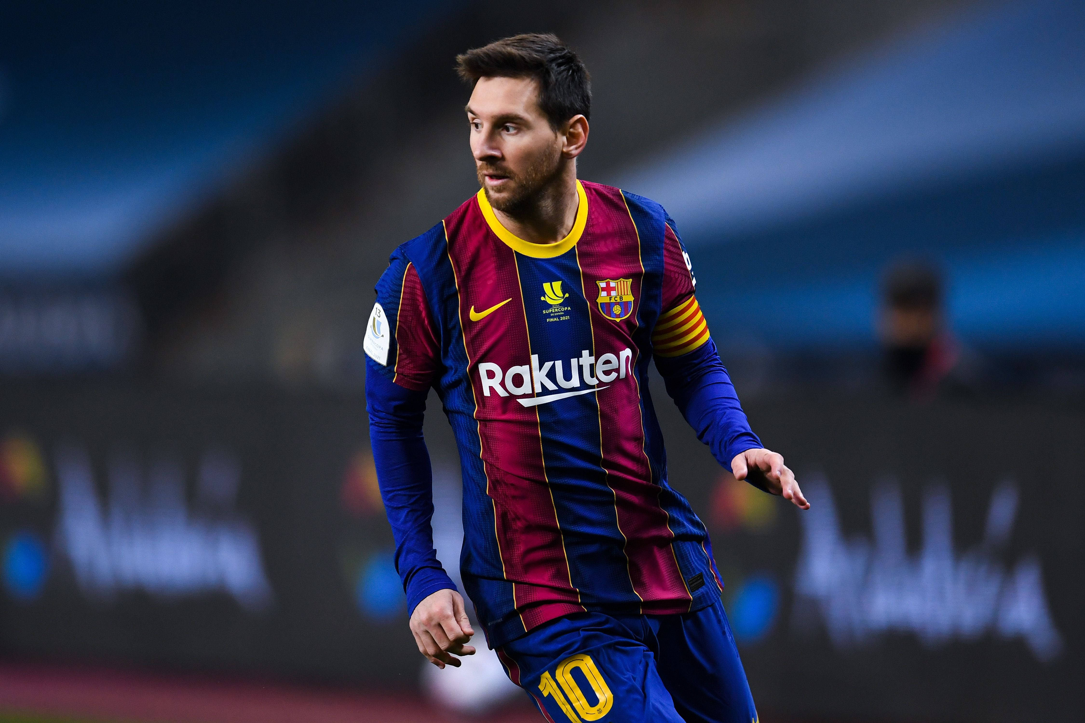 메시 2021 FCB 축구 배경화면